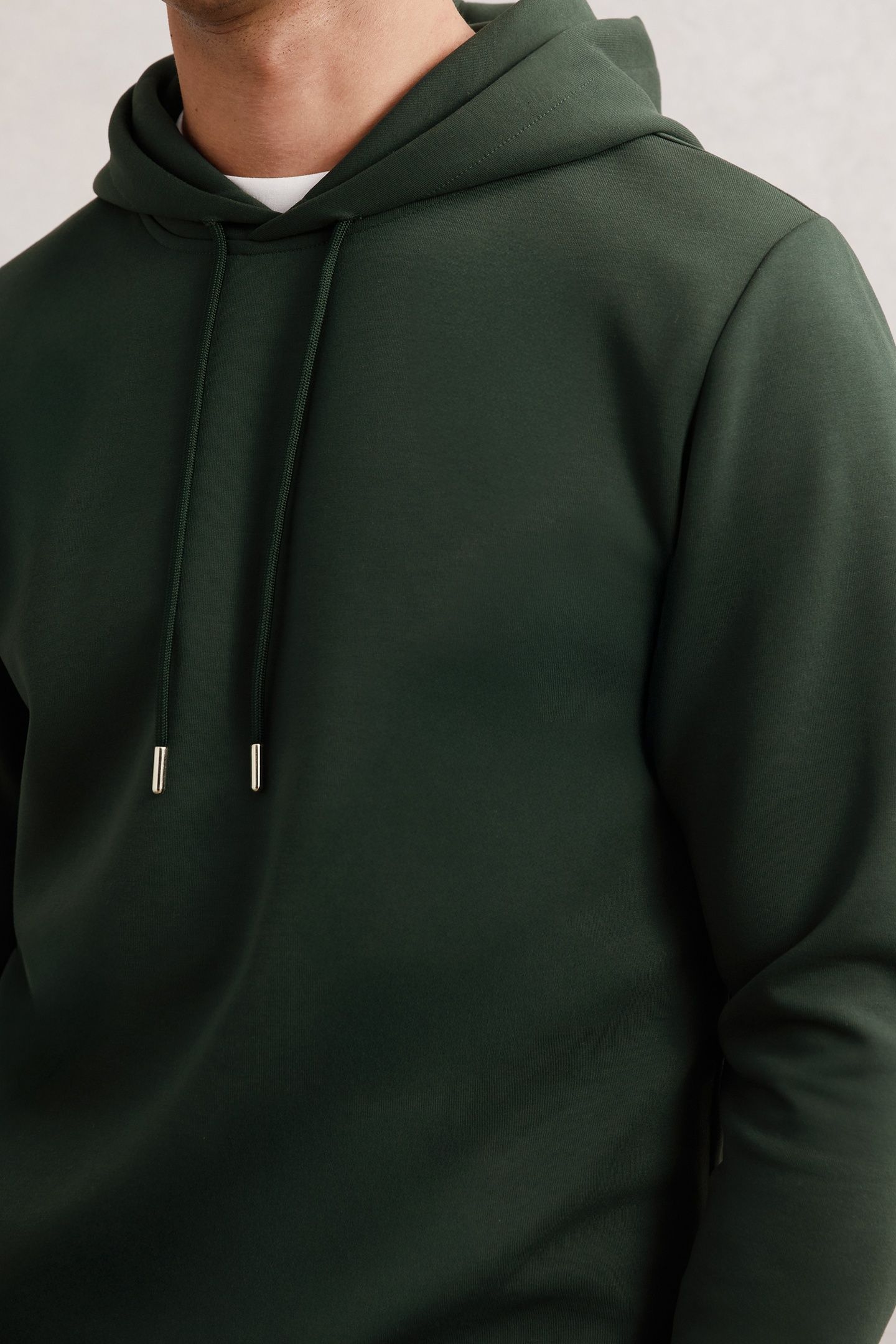 LS INTERLOCK HOODY DARK SAGE GREEN 3