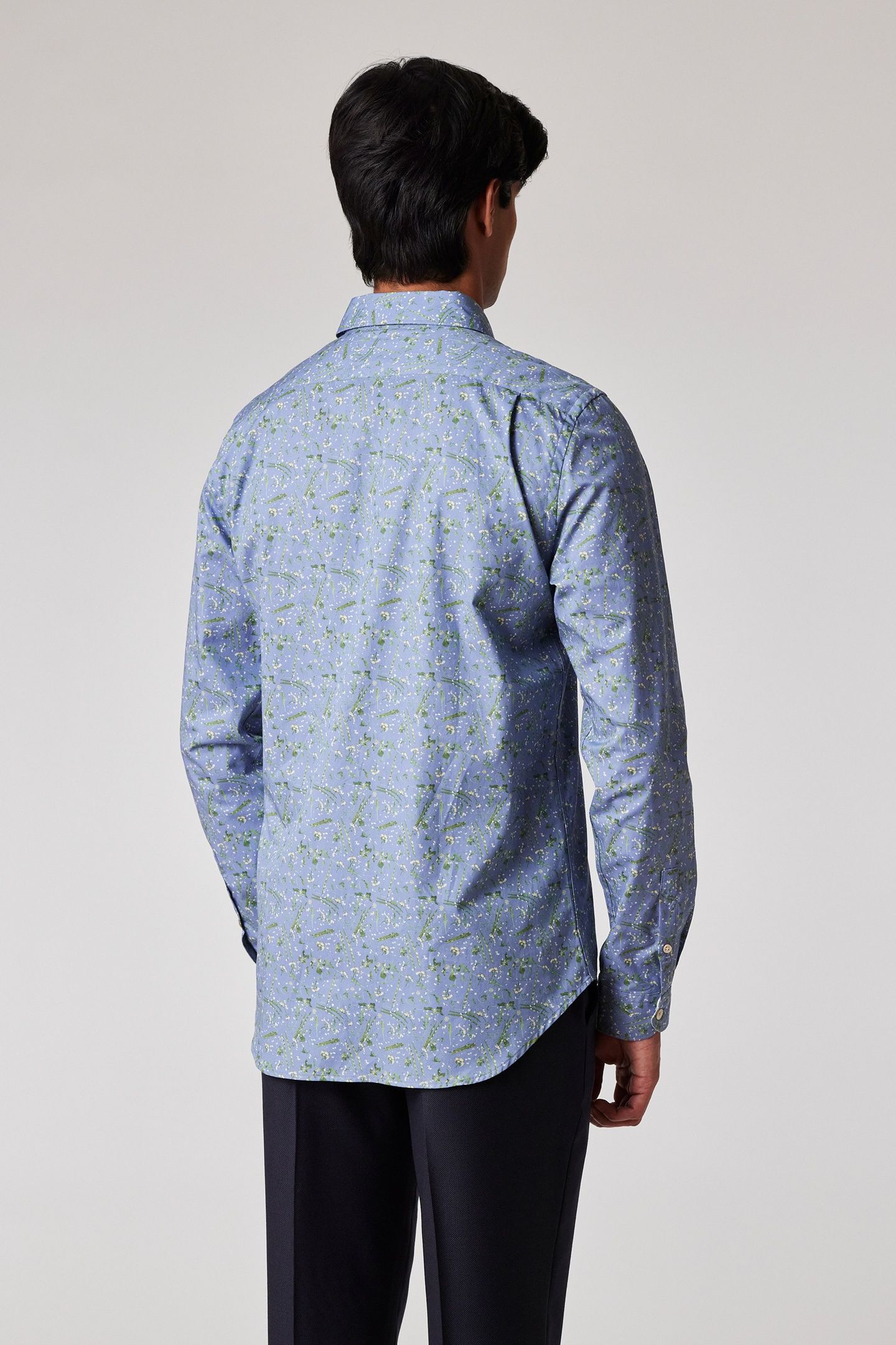 LS TAILORED FIT SHIRT LIGHT BLUE 2