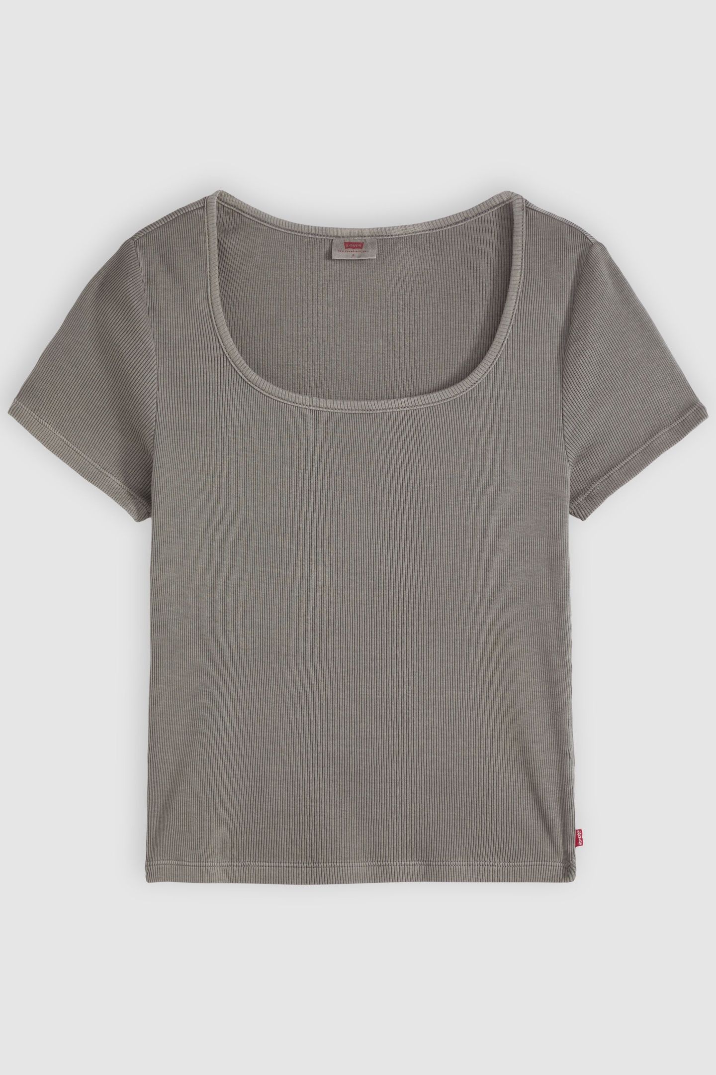 ESSENTIAL SQUARE NECK TEE BLACK 5