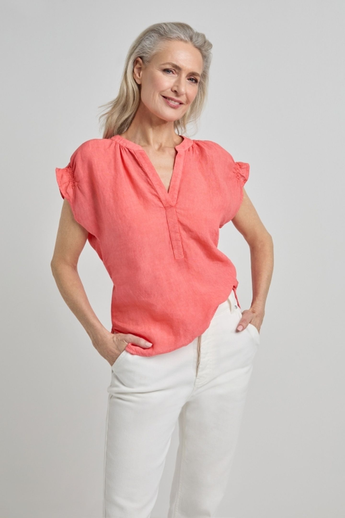 JULIUS BLOUSE CORAL 1