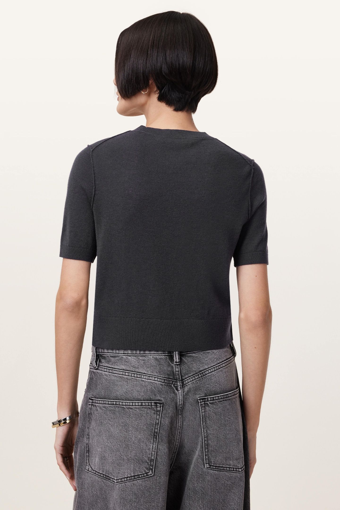 ELSIE TEE CHARCOAL BLUE 2
