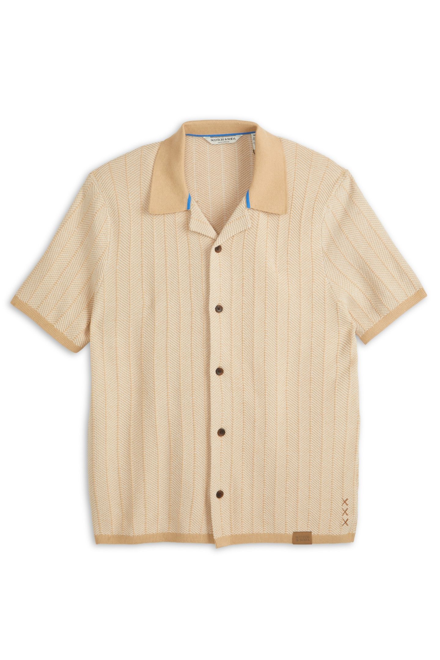 BUTTON FRONT SWEATER TOP TRAVERTINE 1