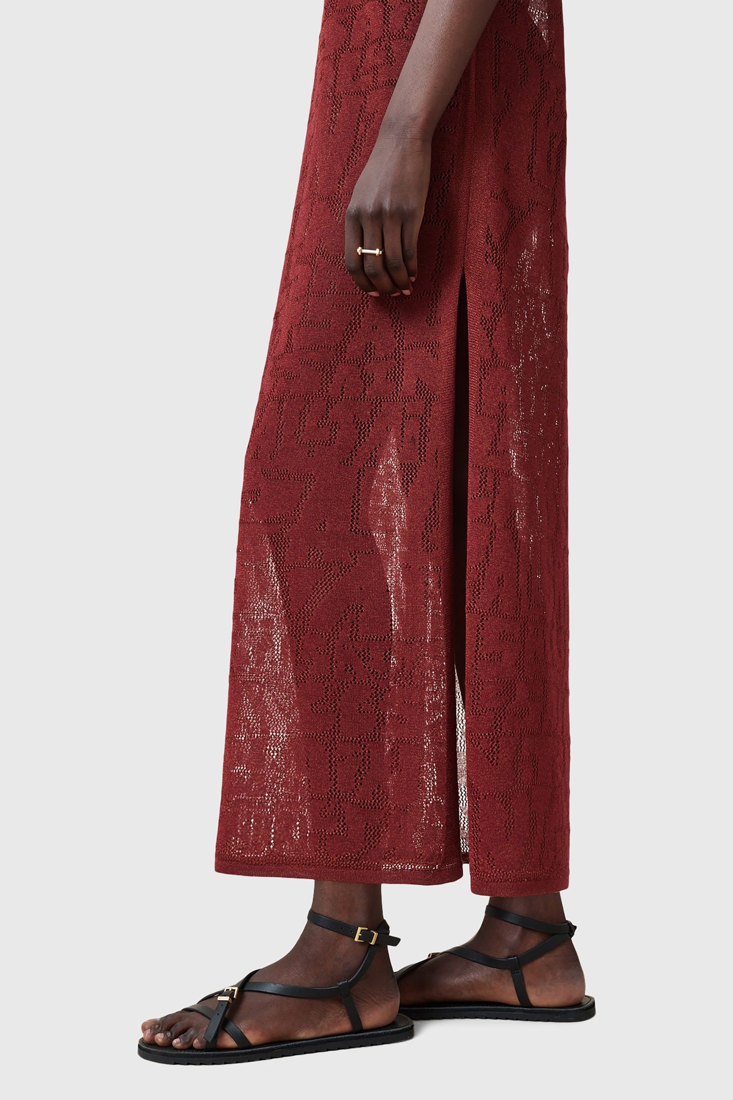KAITO DRESS ROSEWOOD RED 6