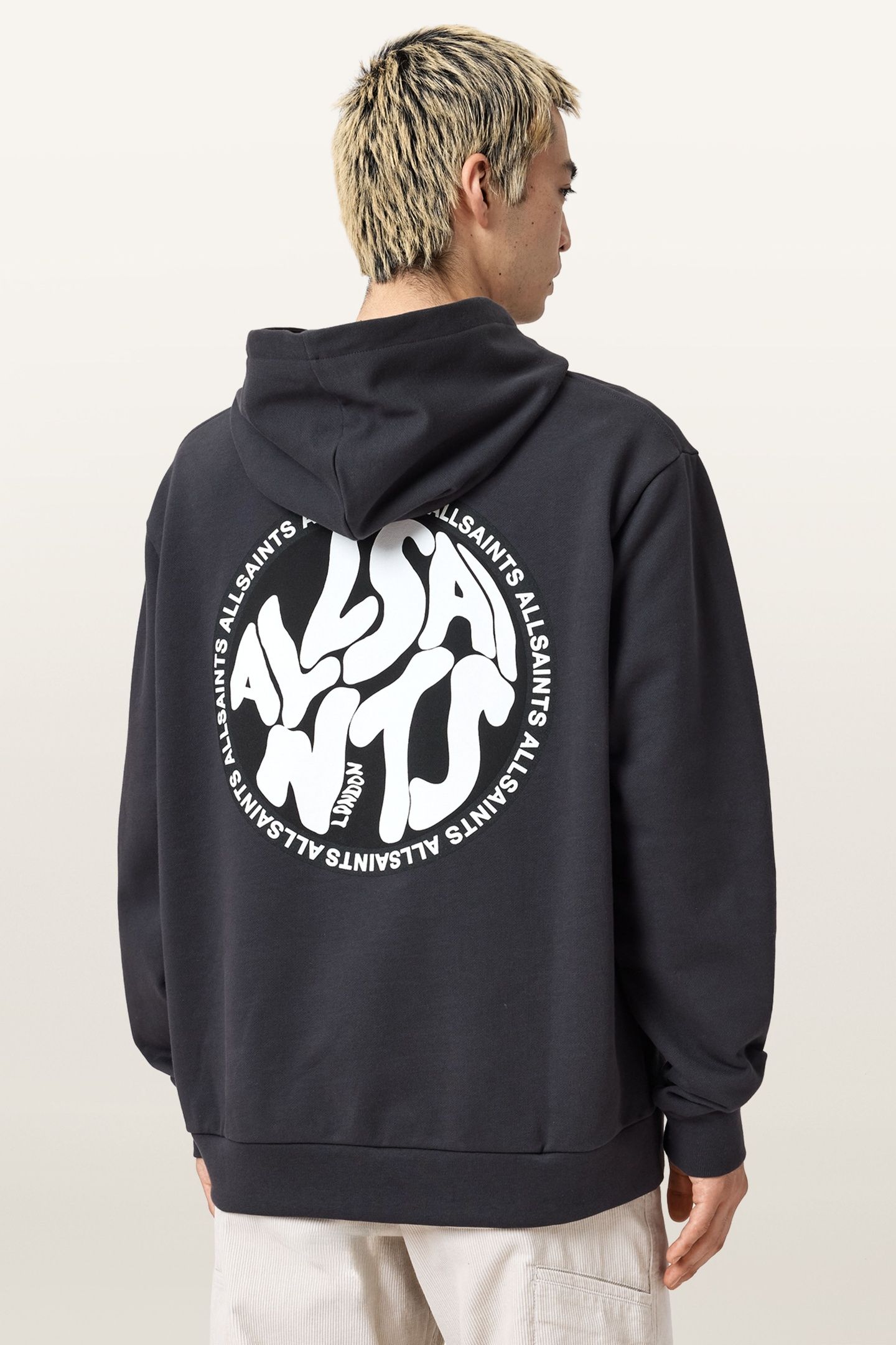 DISTORTION OTH HOODY WASHED BLACK 2