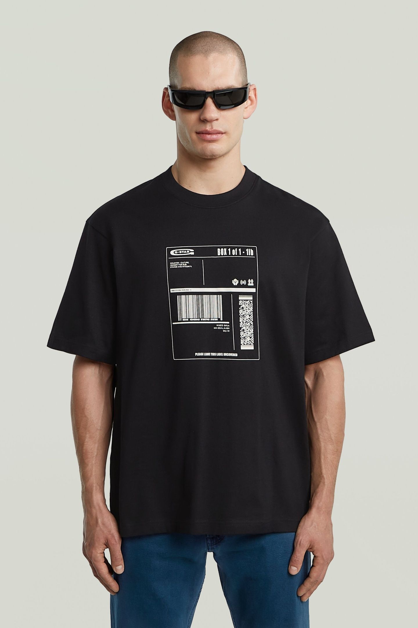SHIPPING GR BOXY R T DK BLACK 2