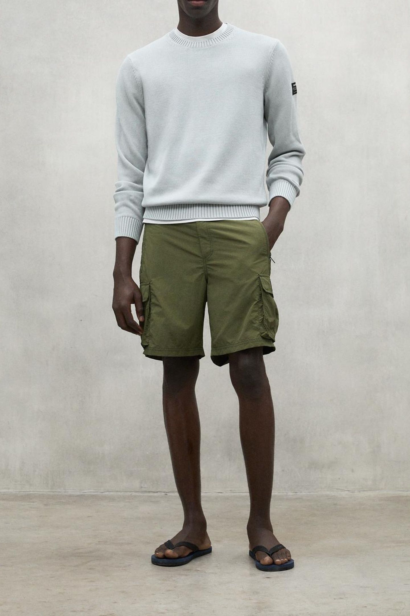 ALISTEALF SHORTS ARMY GREEN 1