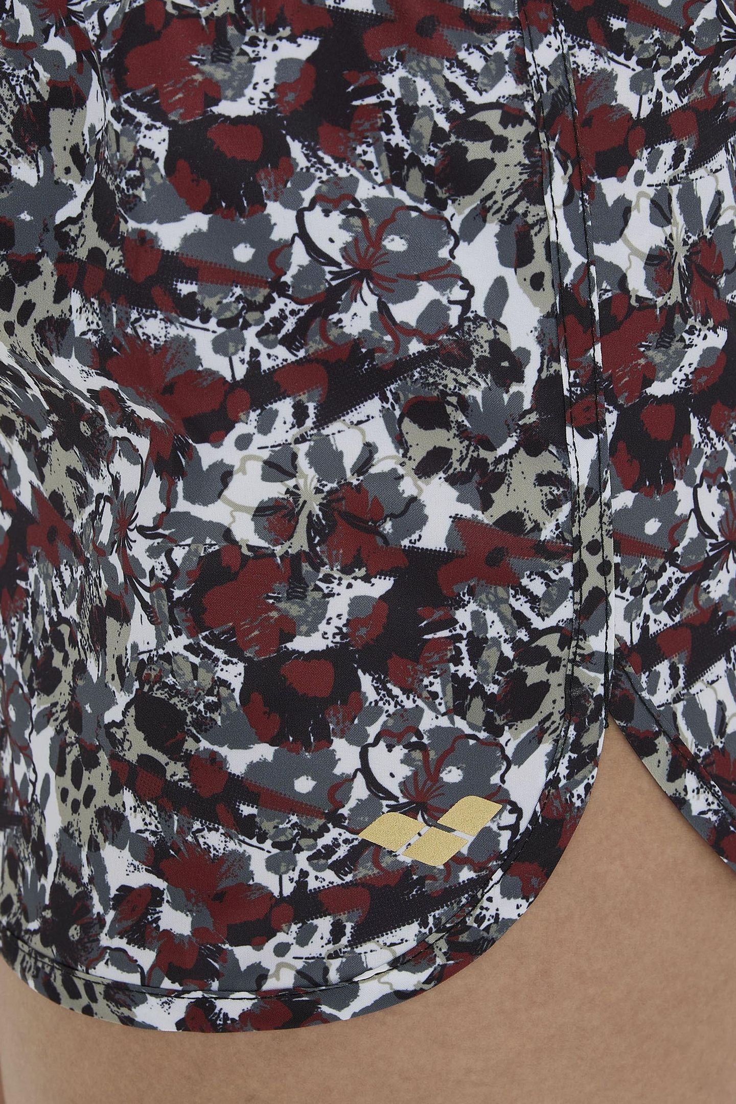 WOBEACH SHORT ALLOVER BURGUNDY MULTI 10
