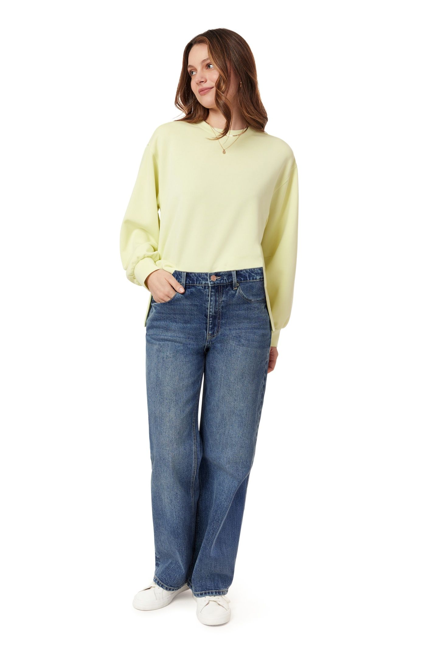 CREW NECK PULLOVER YOUNG WHEAT 2