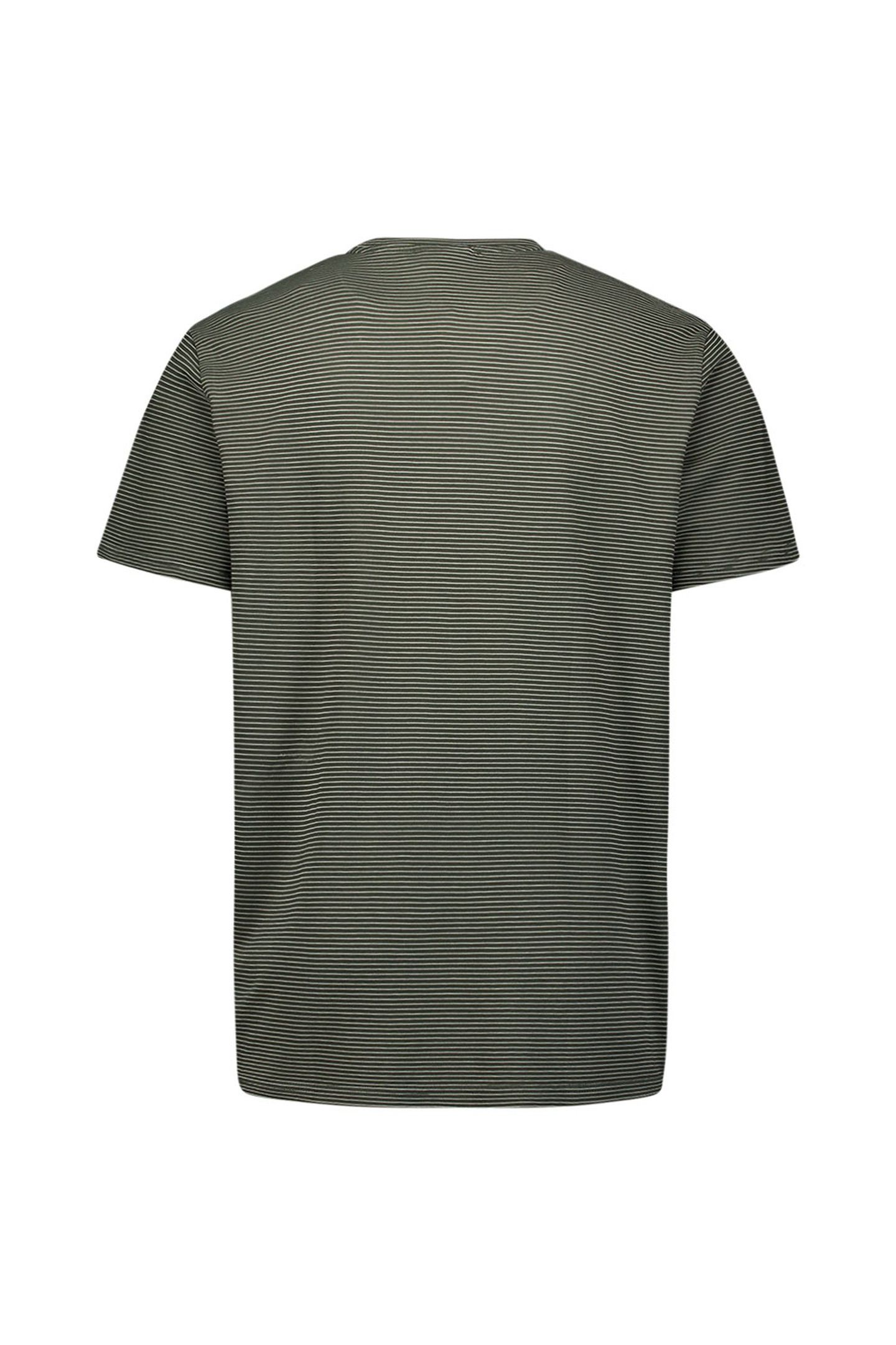T-SHIRT CREWNECK STRIPES DARK STEEL 5