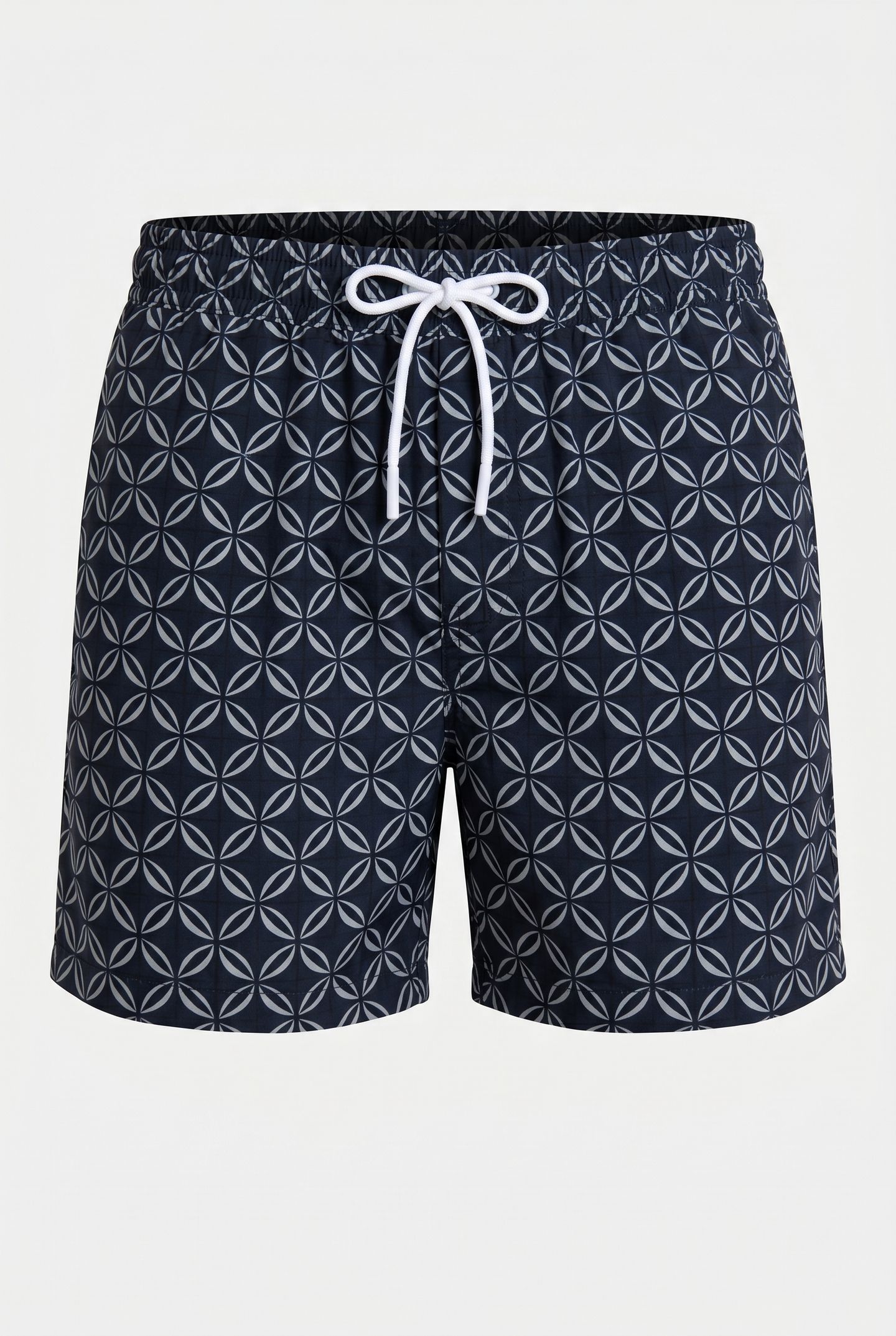PRINTED SWIM SHORT NAVY 3