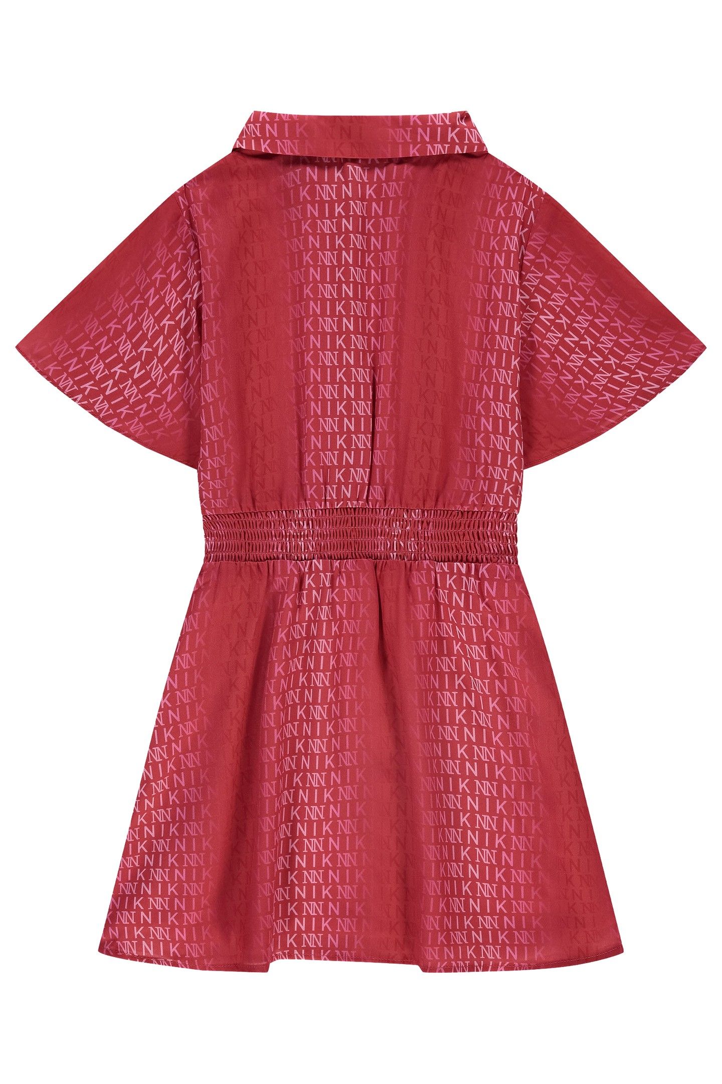 YENNA DRESS MULTI RED 2