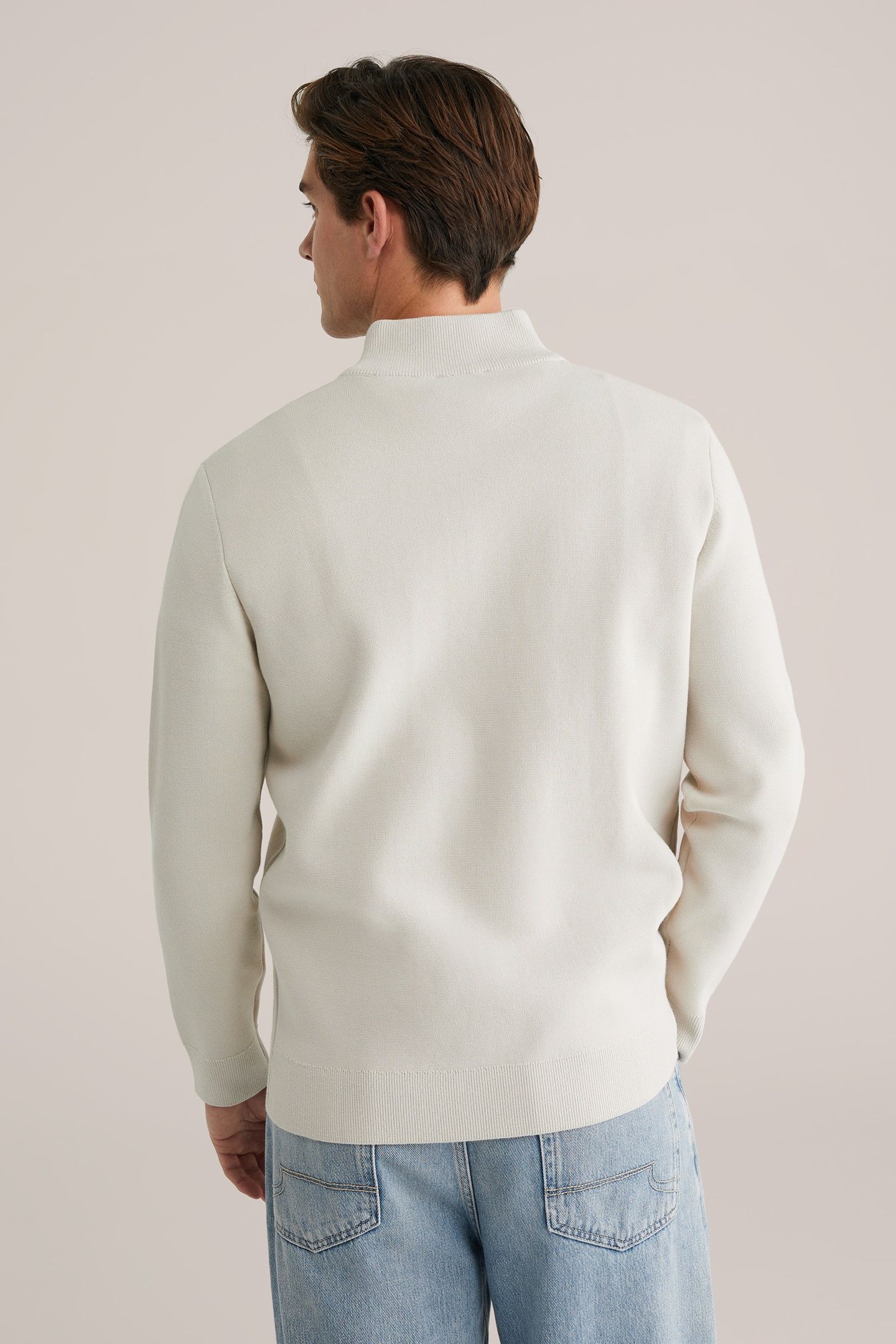 HALFWAY ZIPPER LIGHT GREY 3