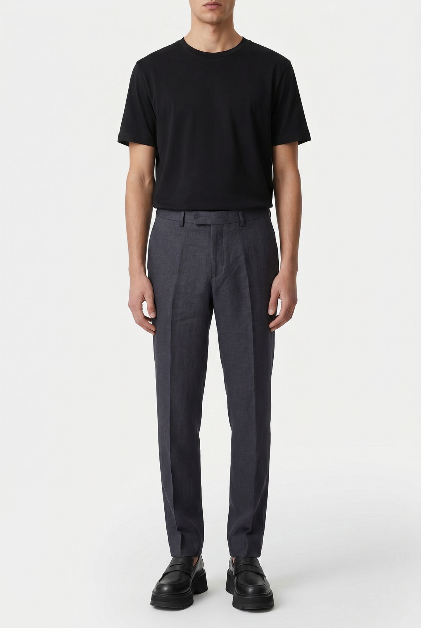 FORMAL LINEN TROUSER AIRFORCE BLUE 1