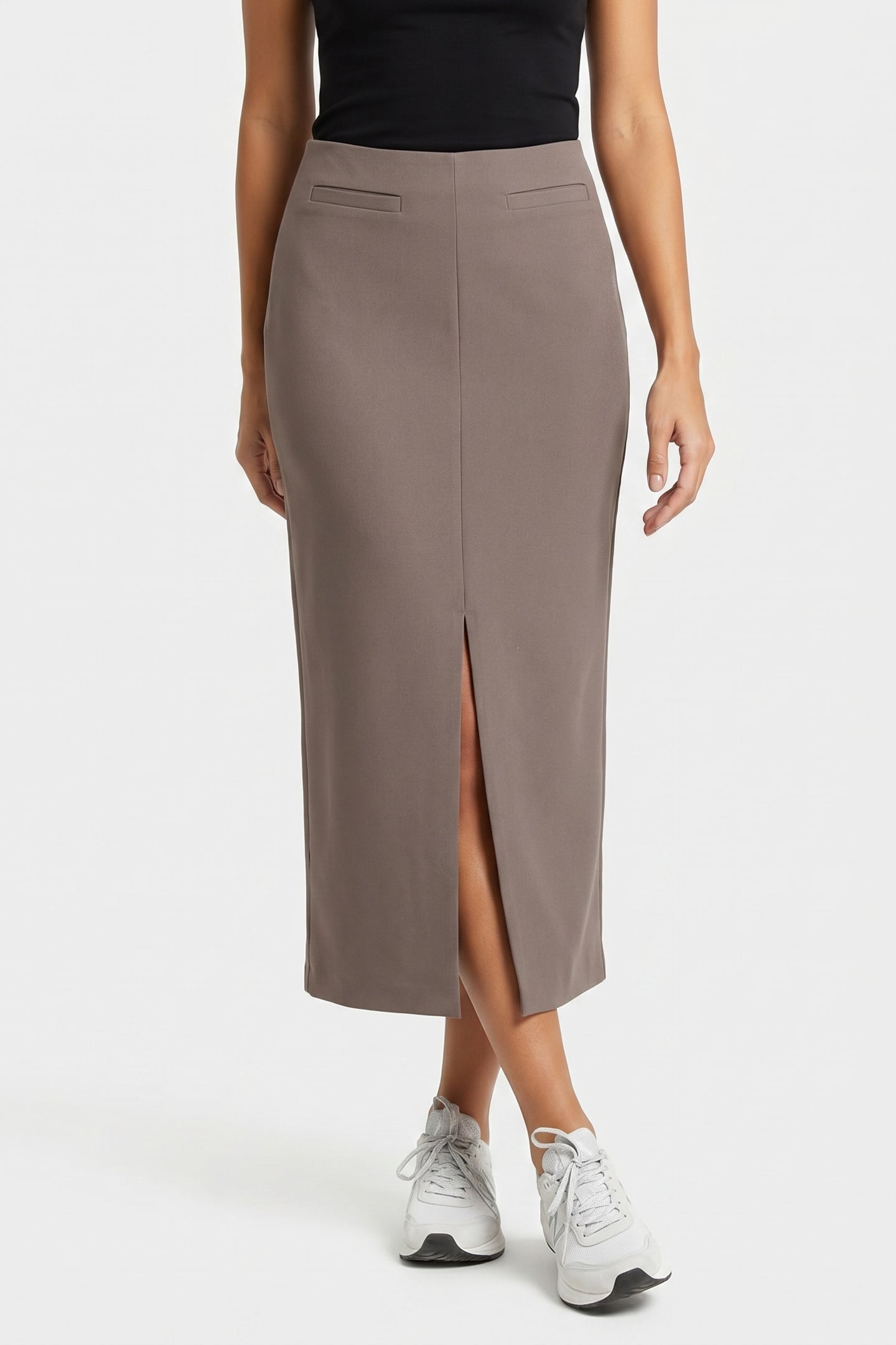 INGRID MAXI SKIRT BEIGE 1