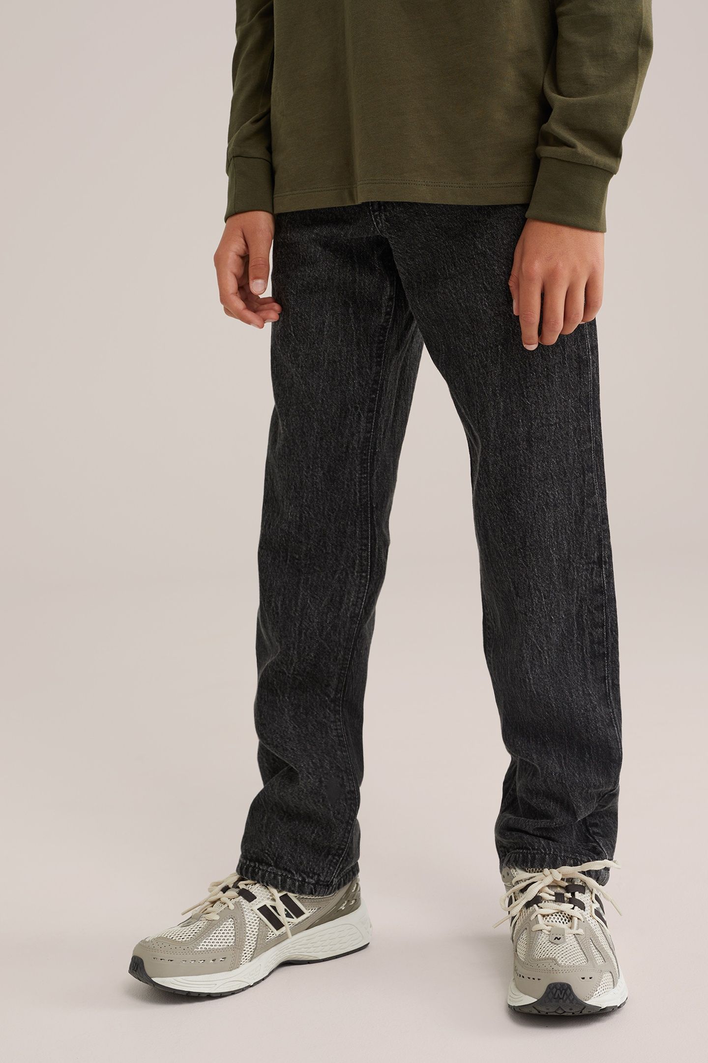 5-POCKET MID WAIST BLACK 5