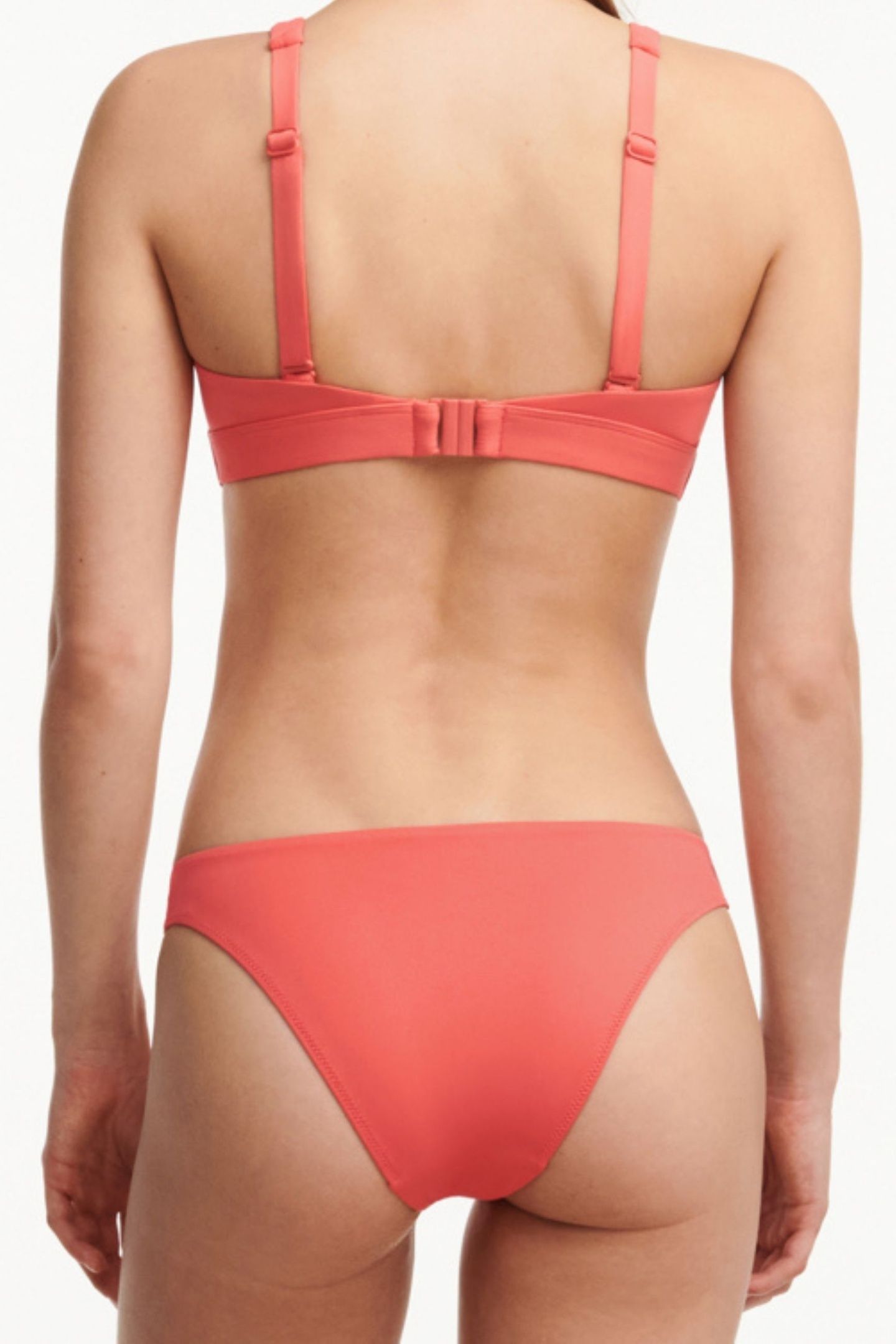 SW BRA WF TSHIRT PLUNGE PINK CORAL 2