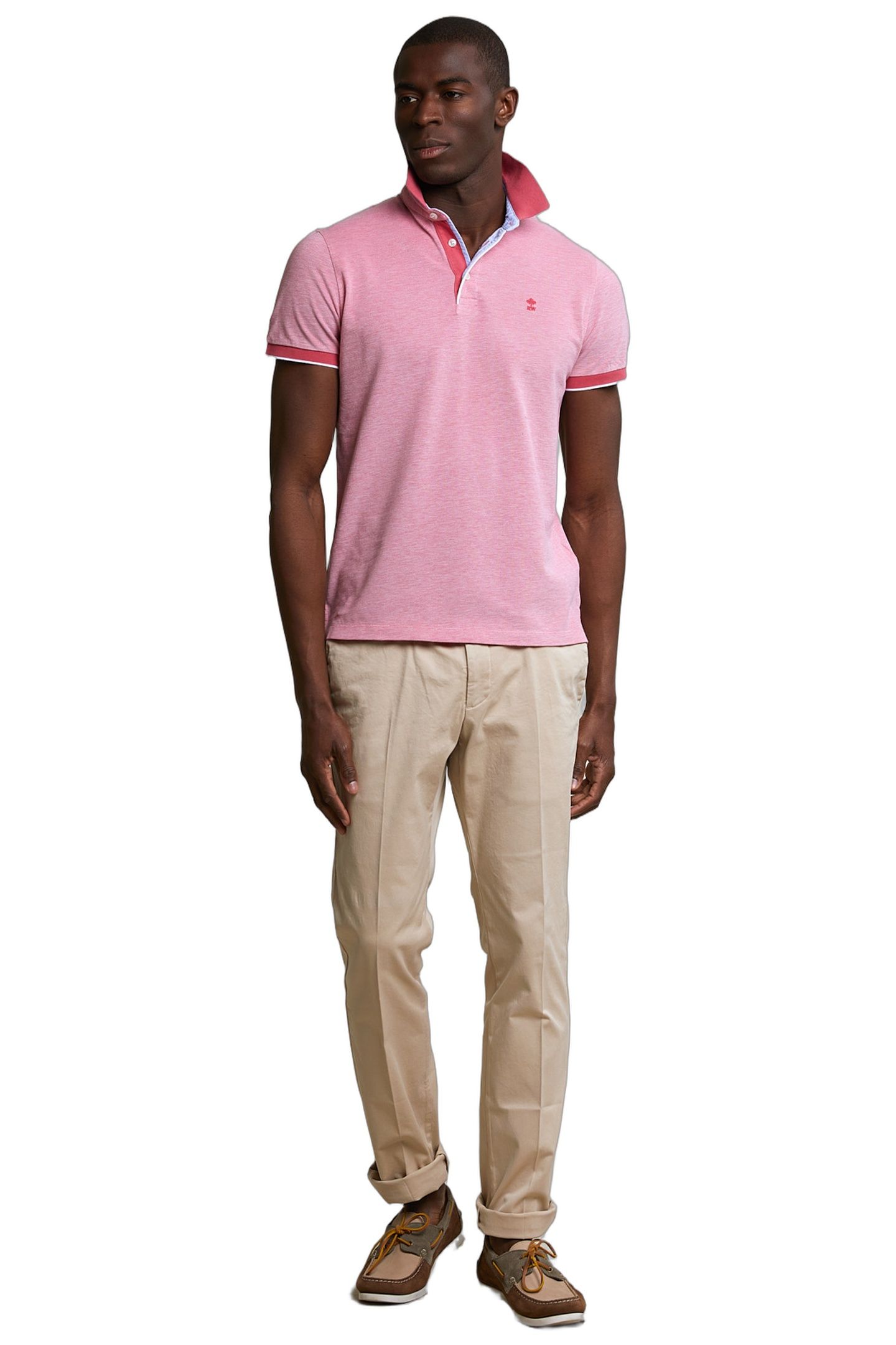 CUSTOM FIT COTTON POLO SHORT SLEEVES SUNSET 3