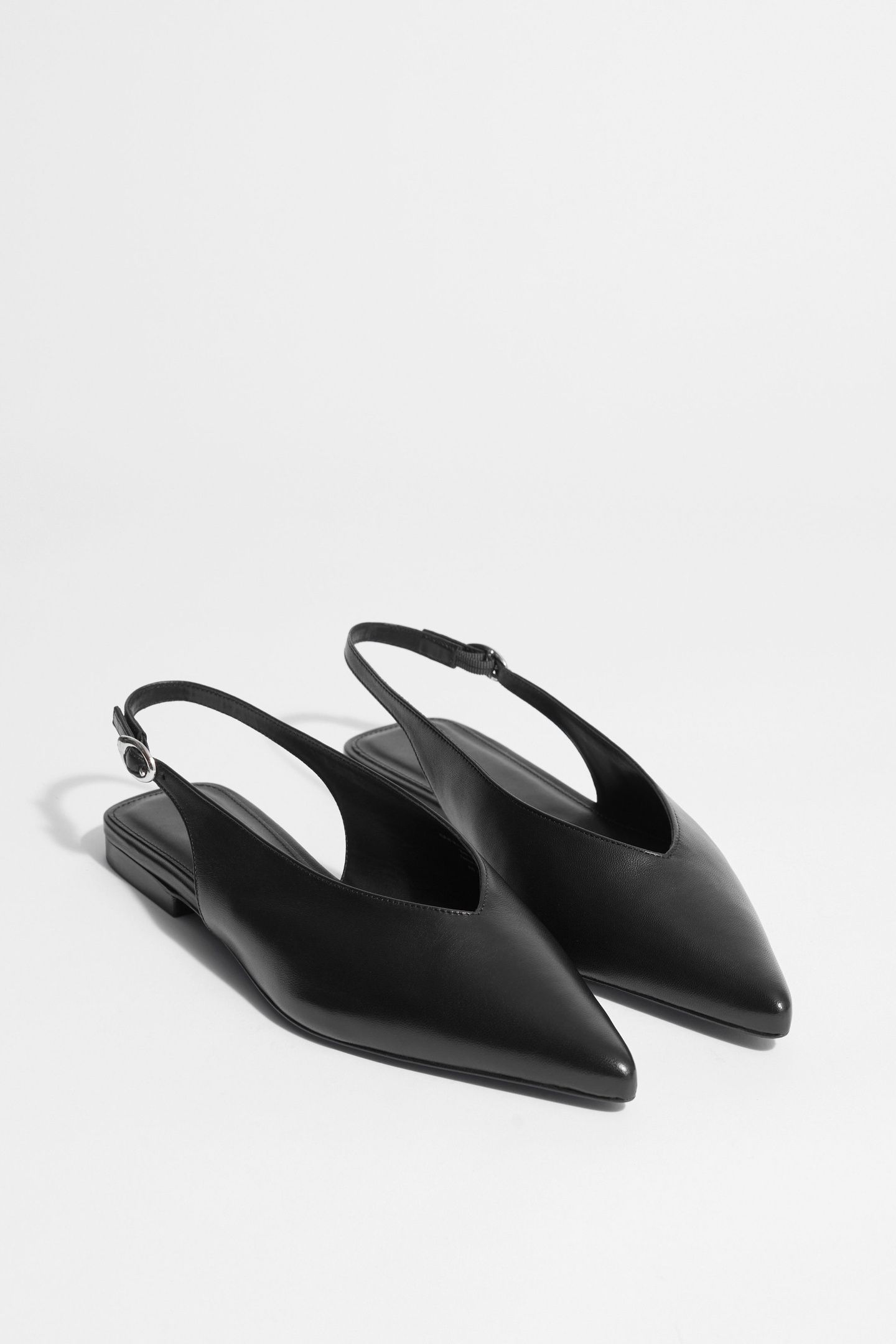 LEONE SLINGBACK BALLERINA BLACK 2