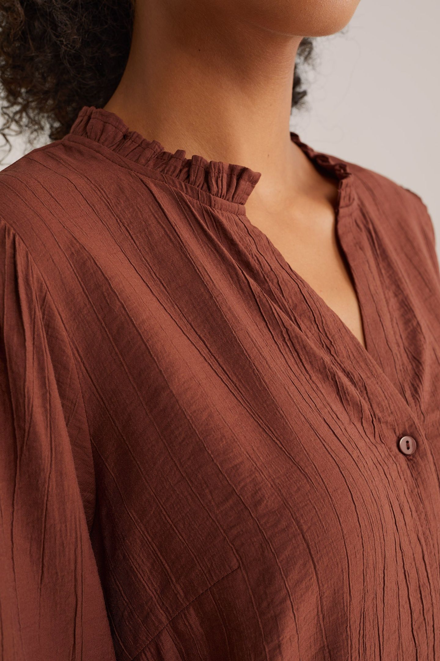 BLOUSE BROWN 5
