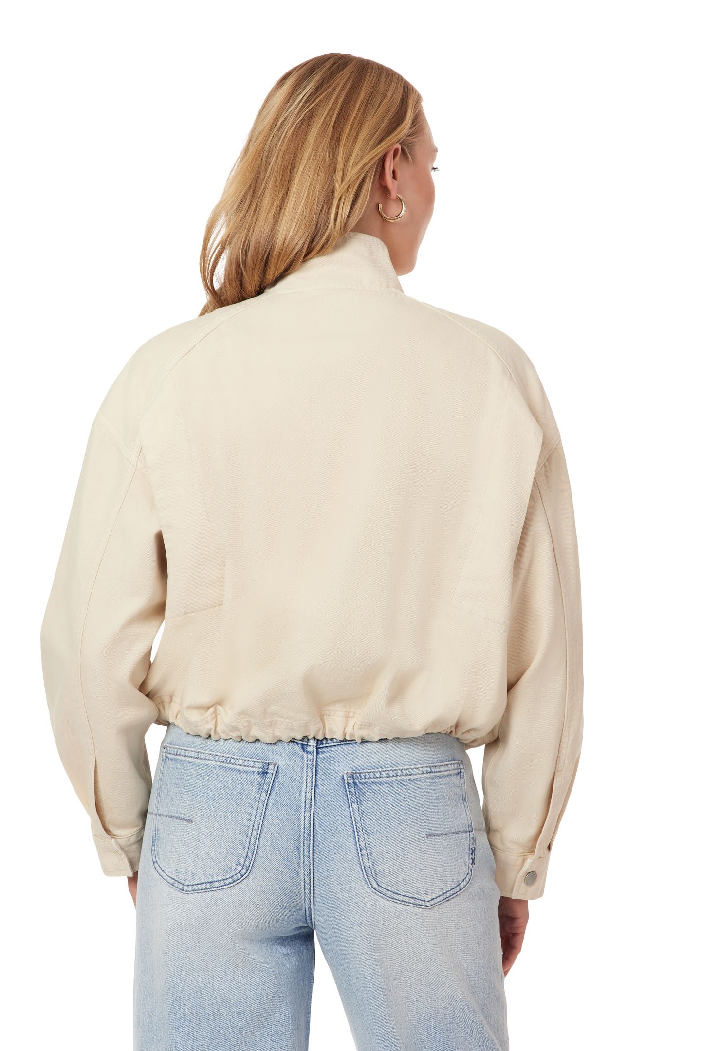 CROPPED UTILITY JACKET WHITECAP GREY 7