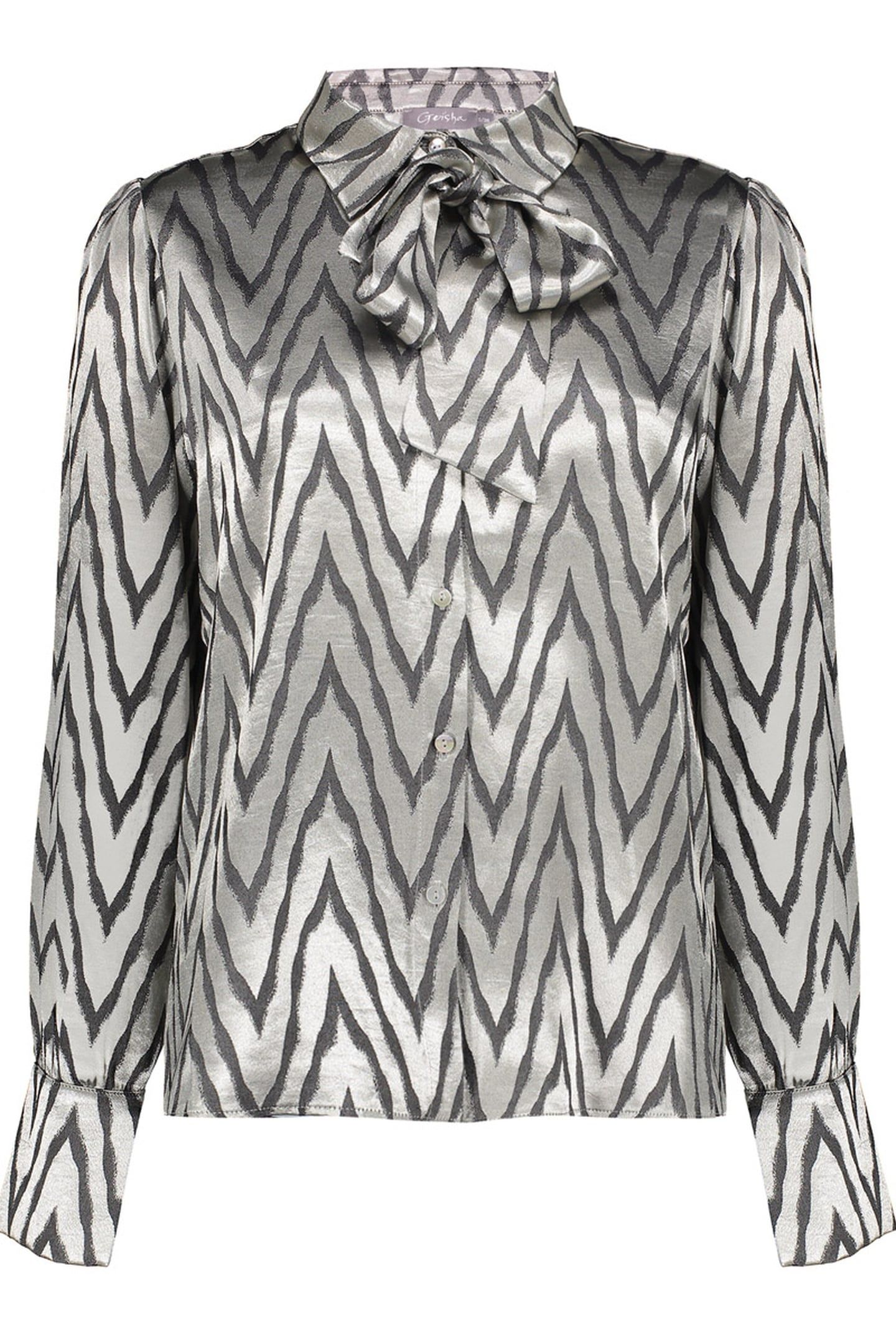 BLOUSE ANIMAL SILVER GREY 1