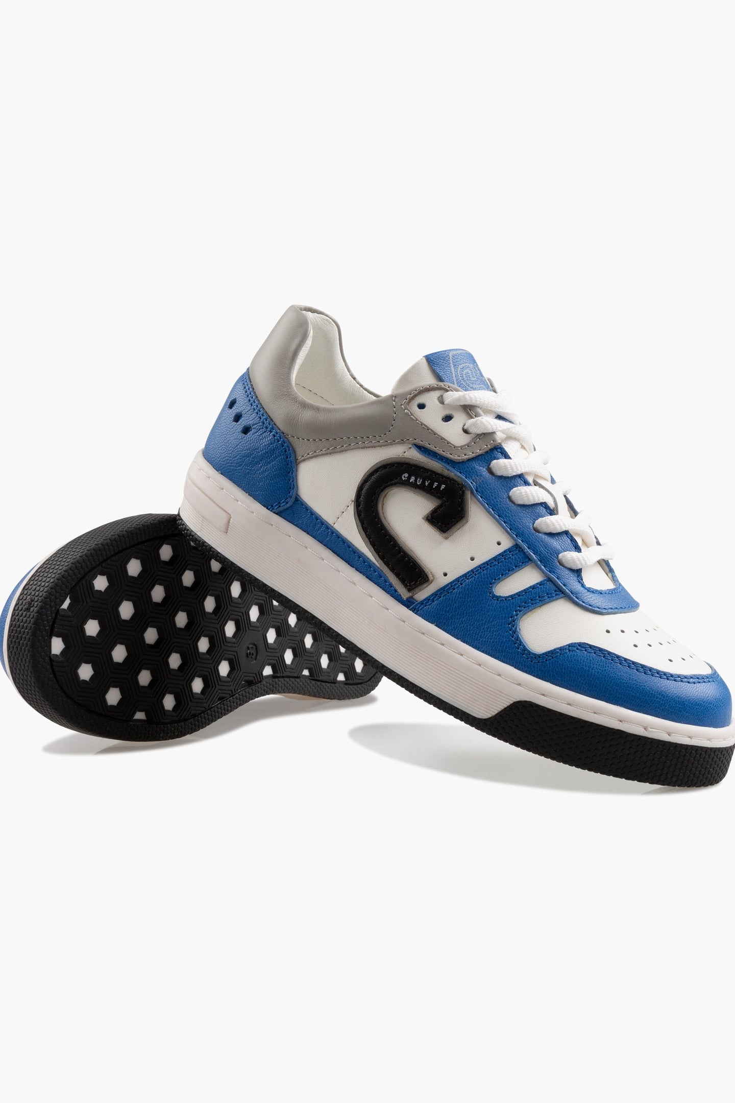 BOYS TROPHY MID BLUE/WHITE 5
