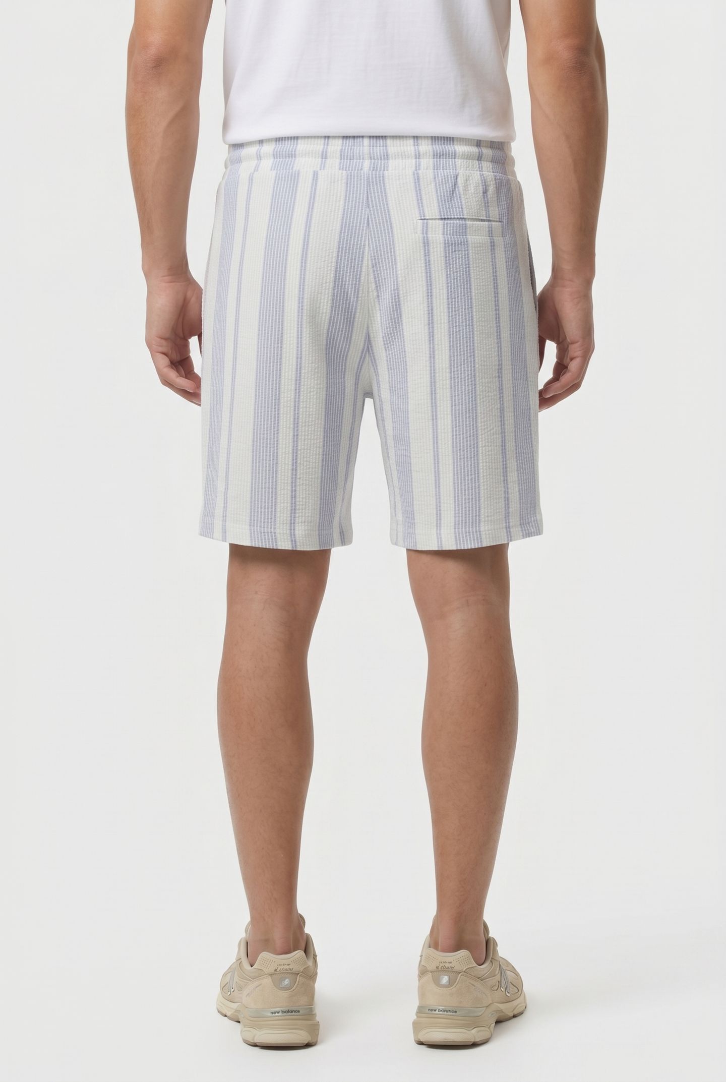 CO-ORD SHORT BLUE/WHITE 2