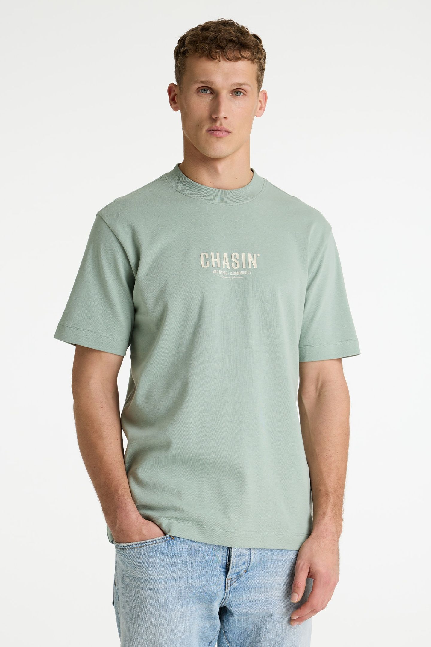 MAYOR TEE T-SHIRT SHORT SLEEVE ICEBERG GREEN 1