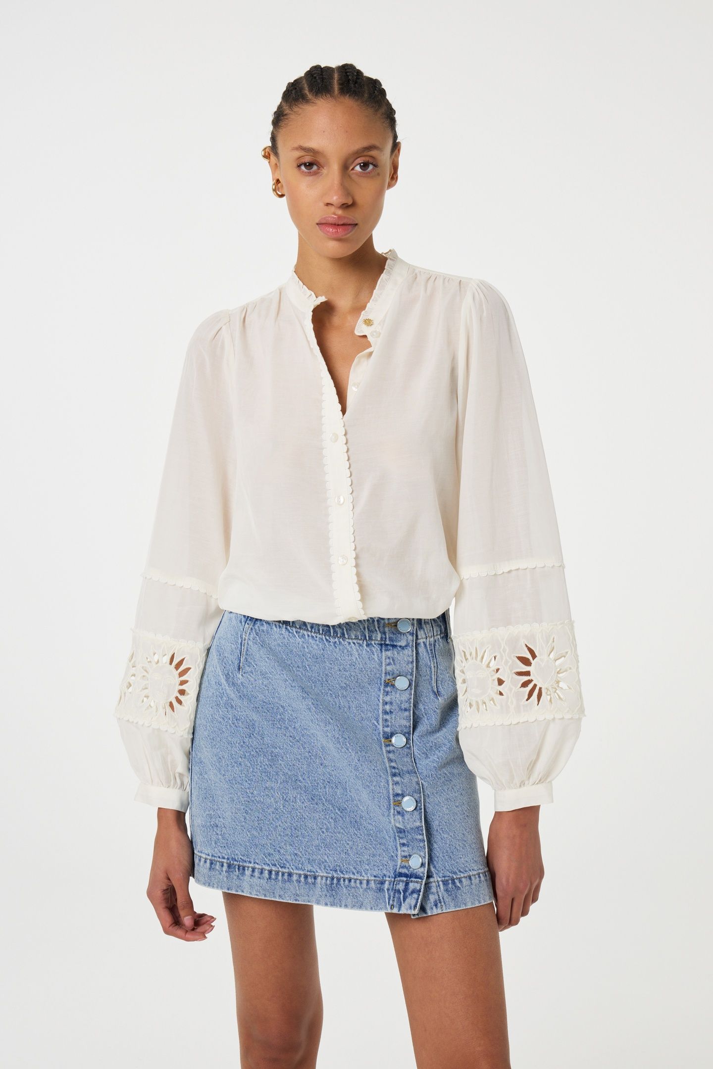 JOPLIN BLOUSE COSY WHITE 2