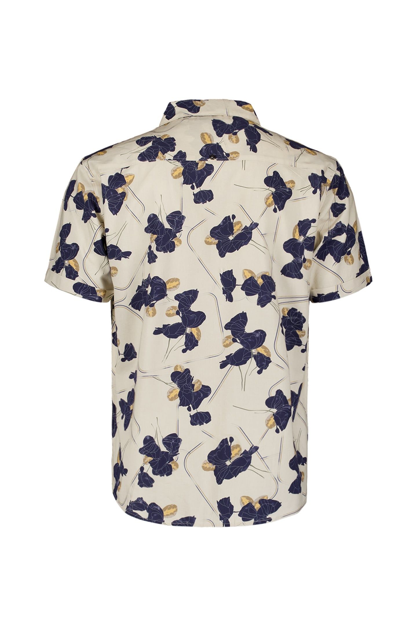 SHIRT SHORT SLEEVE REVERS COLLAR ALLOVER PRINTED CEMENT 5