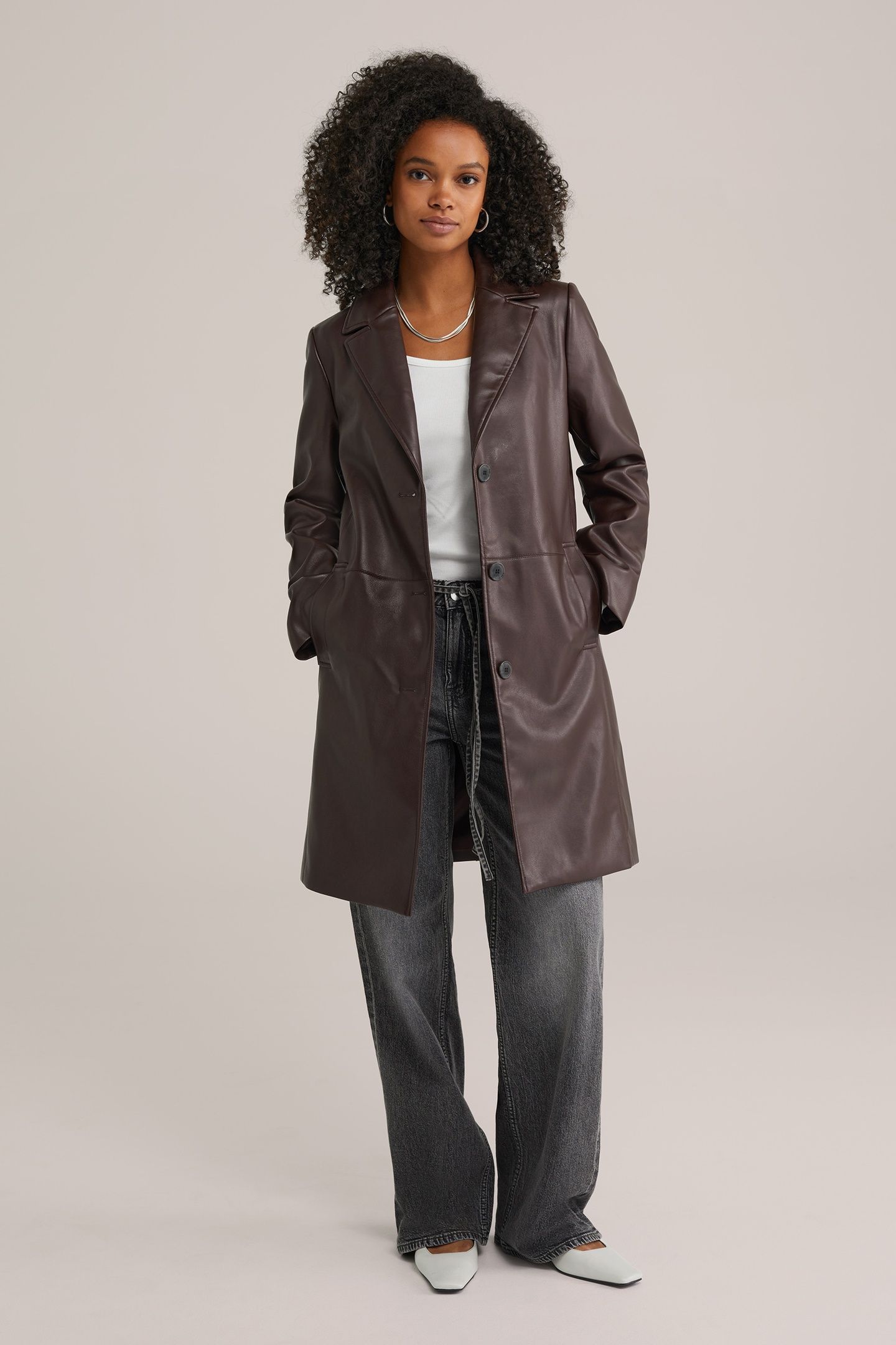 COAT BURGUNDY RED 2