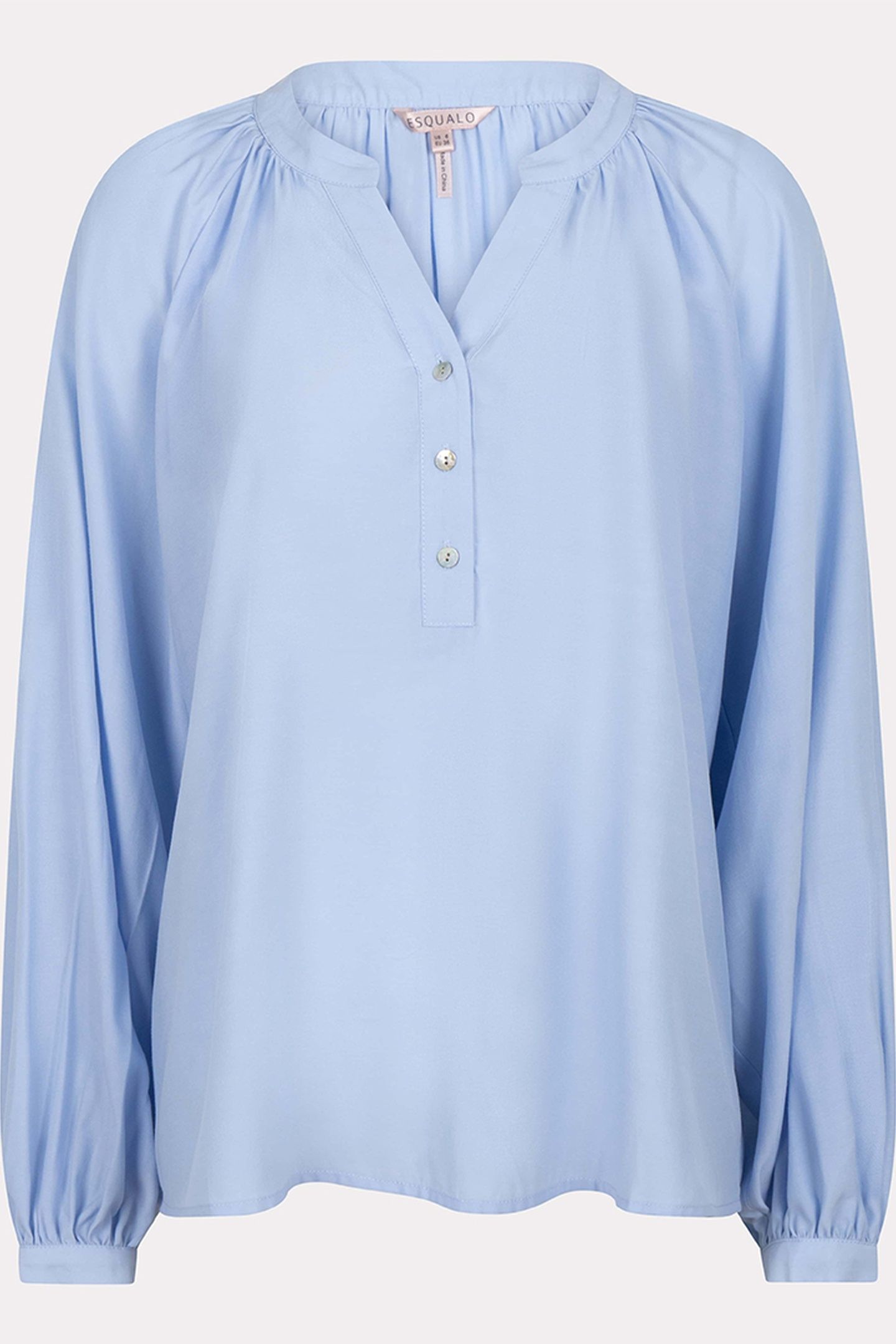 BLOUSE R-NECK RAGLAN SKY BLUE 6