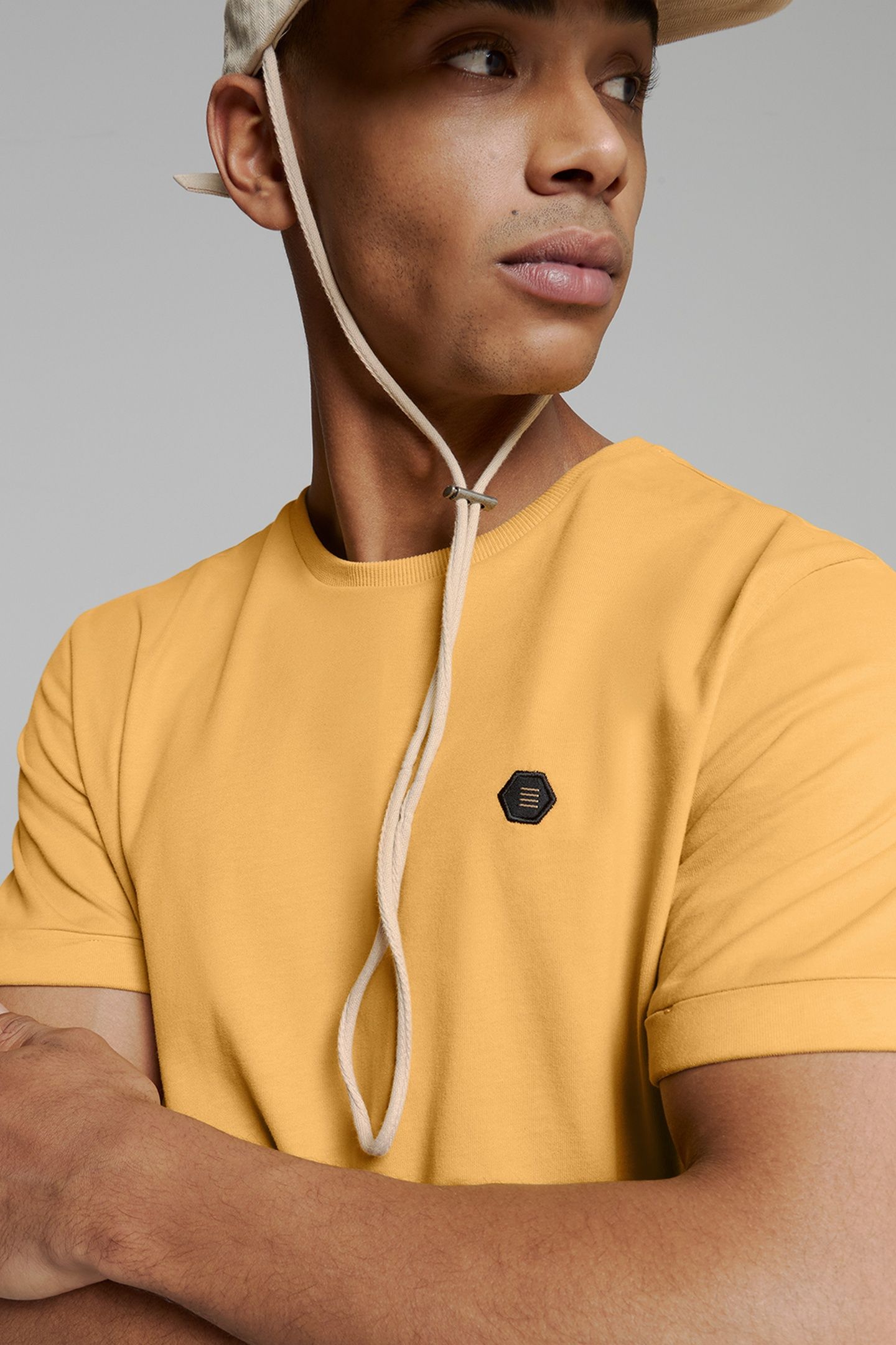 T-SHIRT CREWNECK PEACHED YELLOW 6