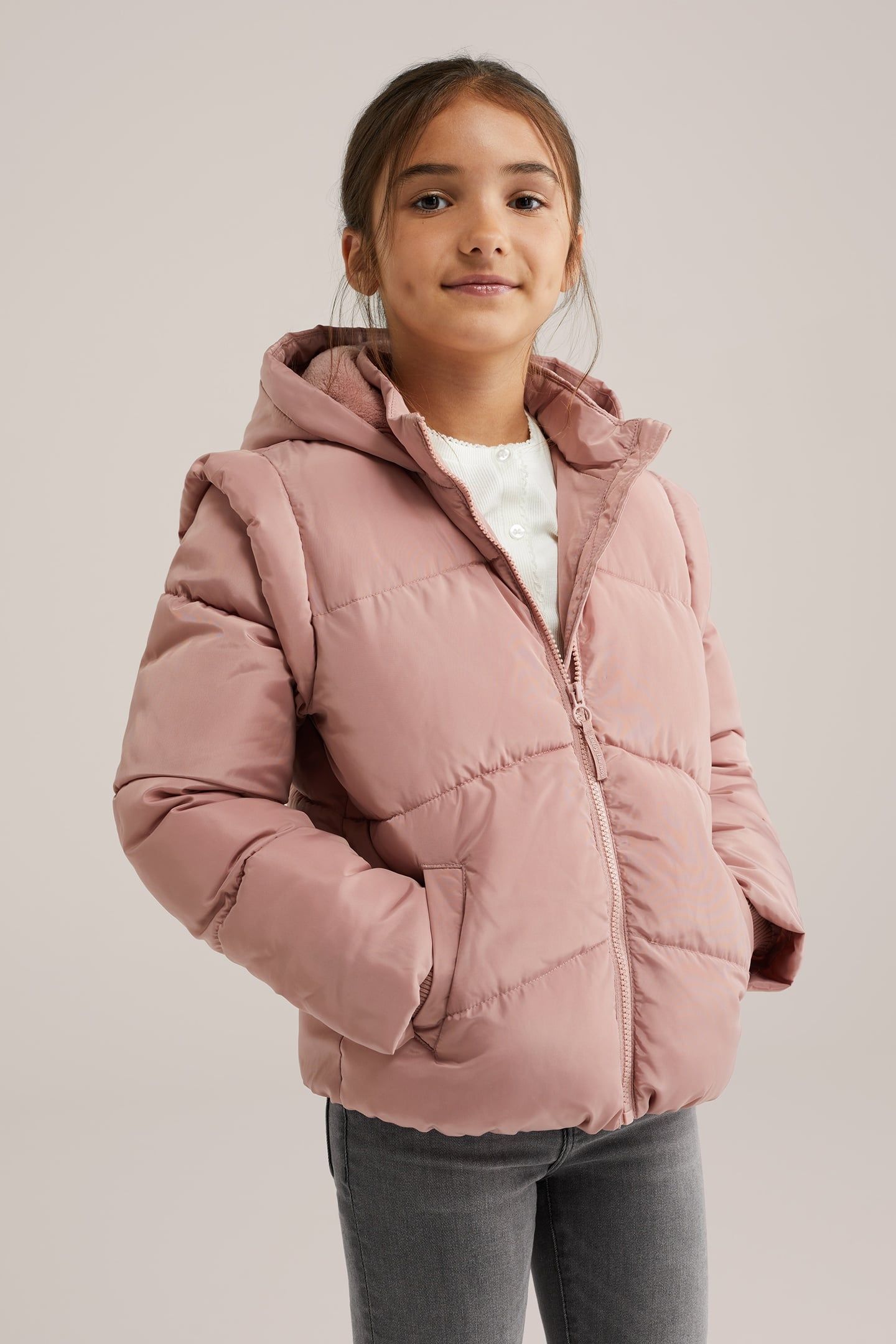 JACKET NORMAL LENGTH LIGHT PINK 2
