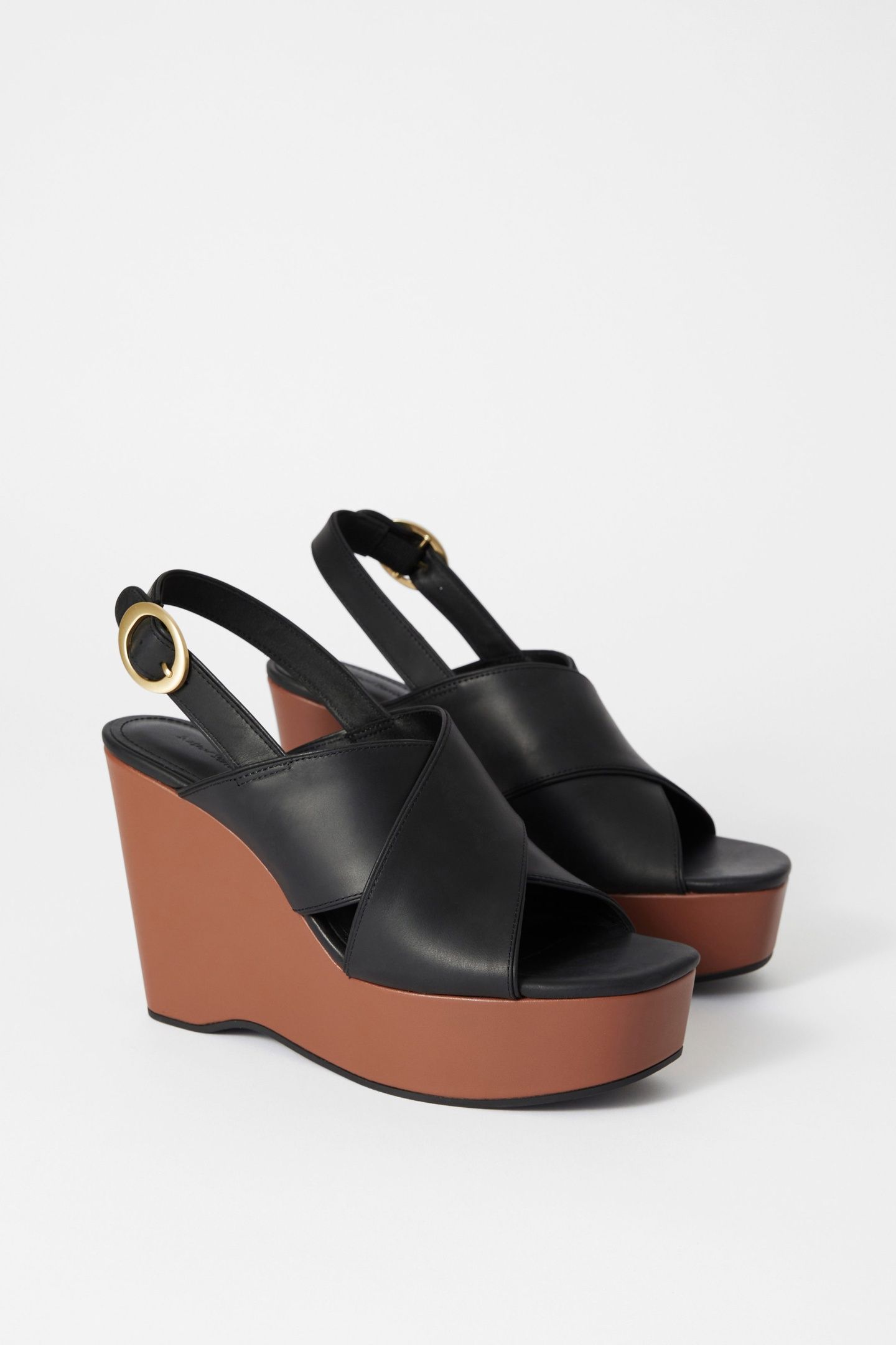 BOBBI WEDGE SANDALETTE BLACK 2