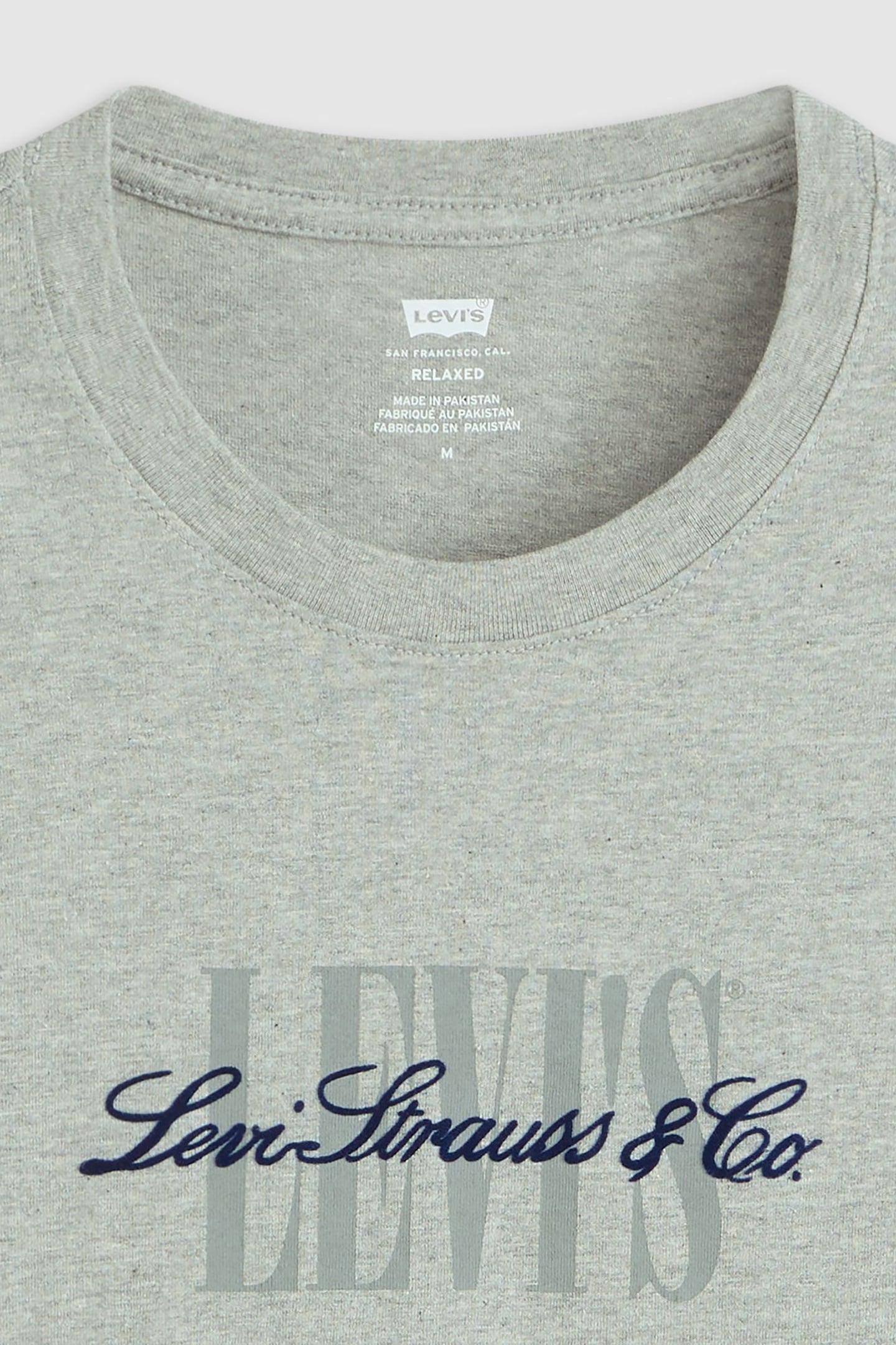 SS RELAXED FIT TEE SERIF 5 MID TONE 5