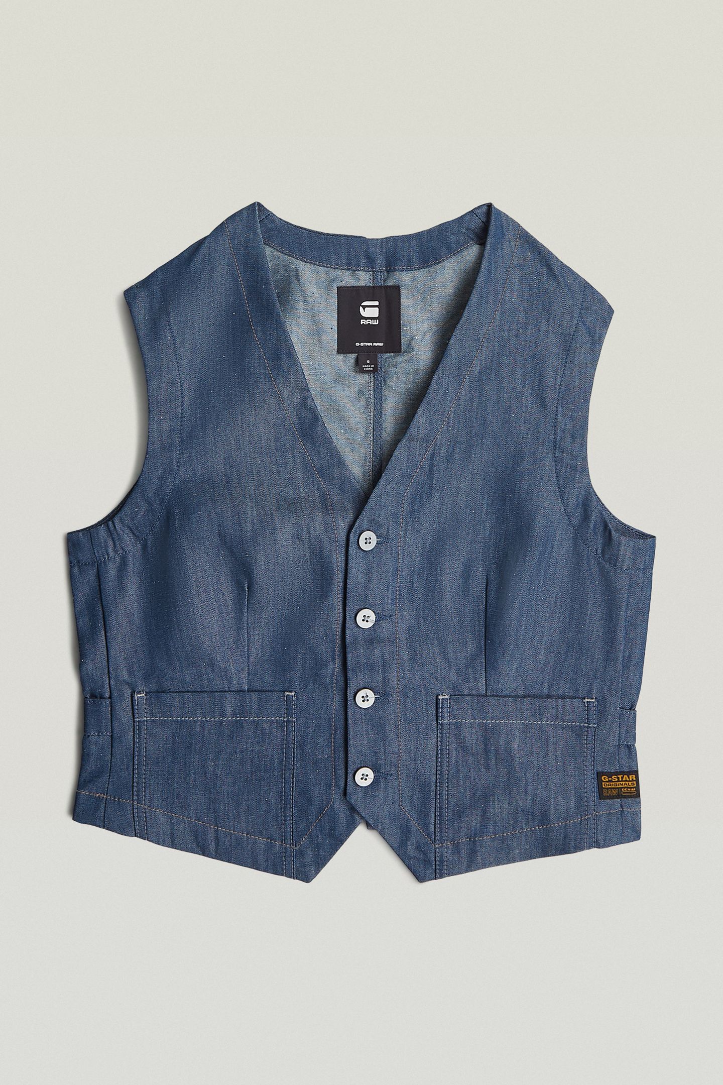 SUMMER VEST RAW DENIM 4