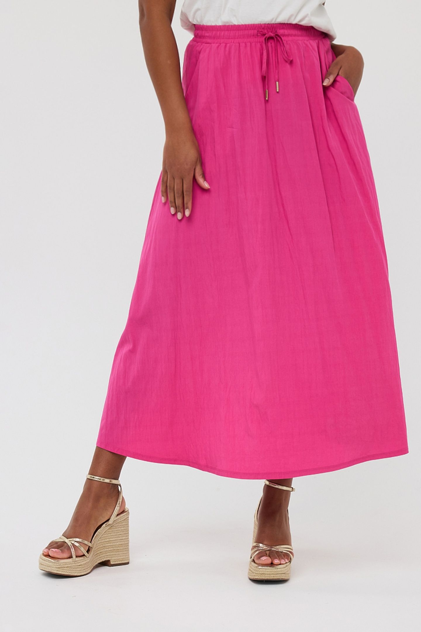 SKIRT MAXI WIDE PINK 2