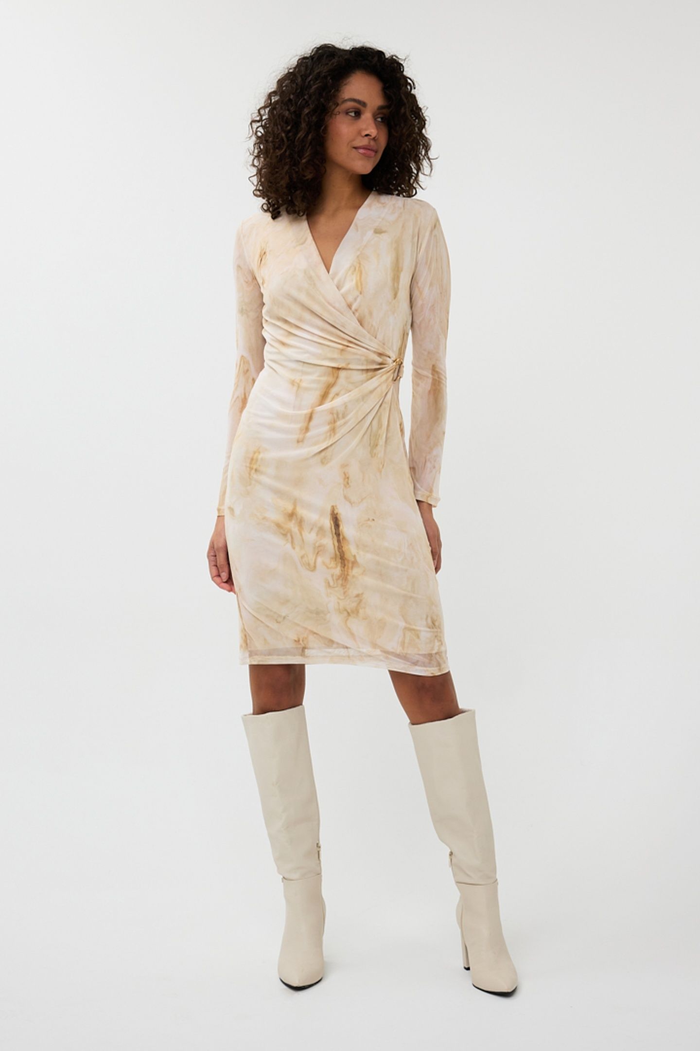 DRESS MESH MARBLE DREAM PRINT 1