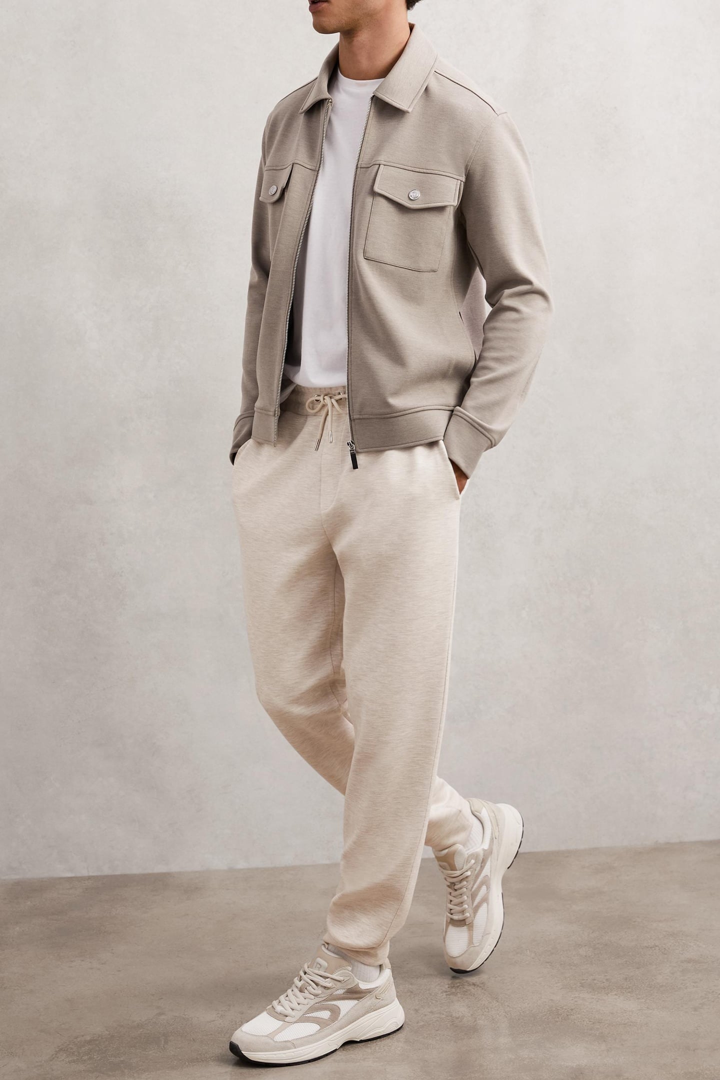 DRAWSTRING JOGGER OATMEAL 6