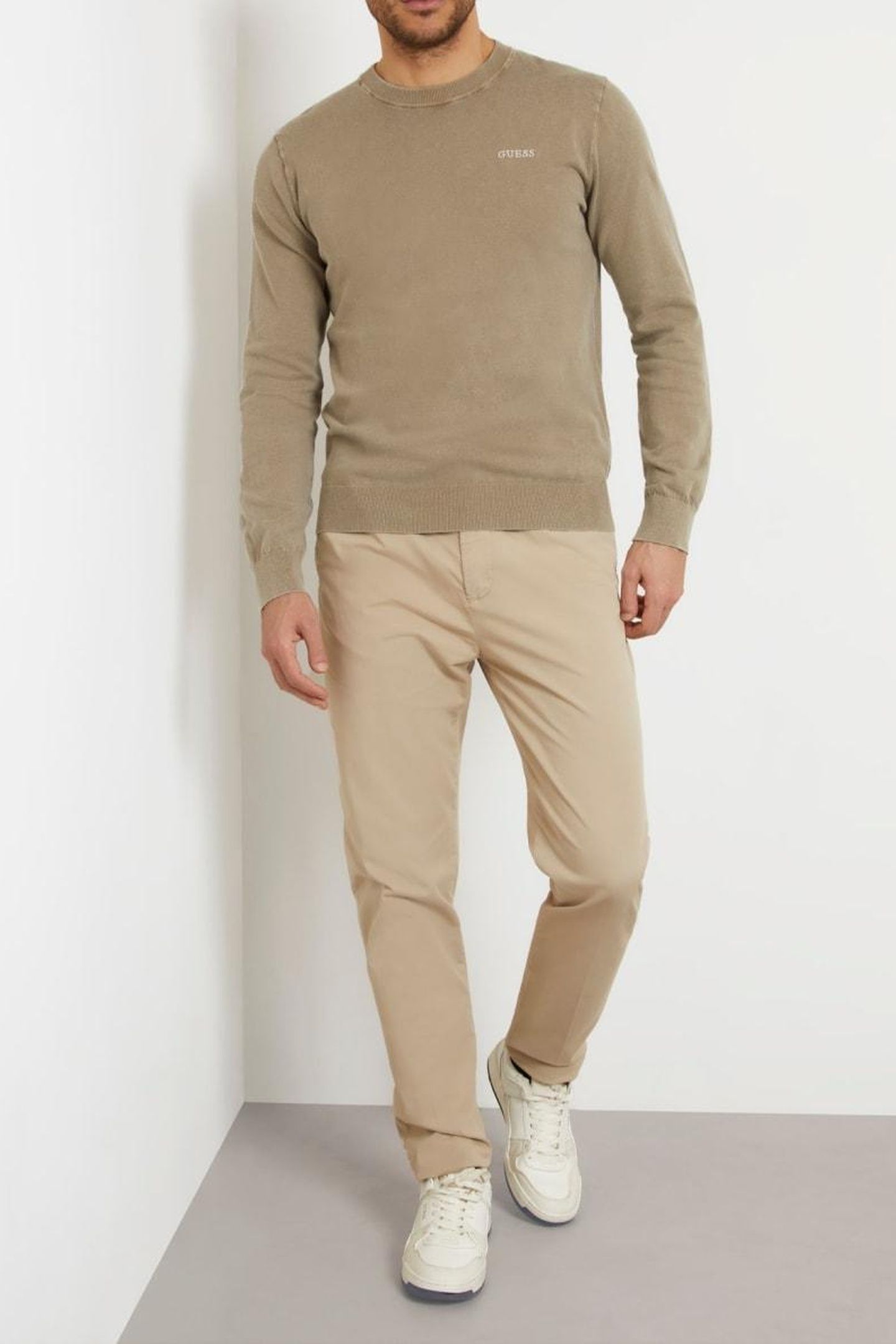 GUESS ECO CHESLEY WASHED LS CN SLATE TAUPE 2