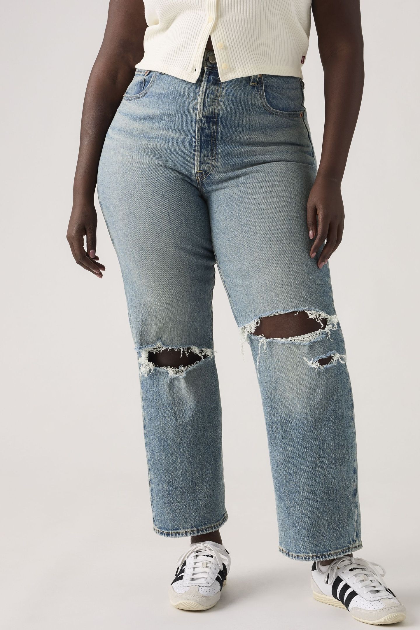 RIBCAGE STRAIGHT ANKLE JEANS 6