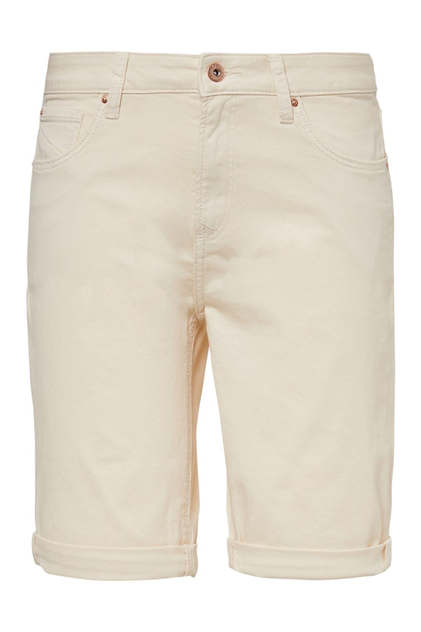 QS JEANS SHORTS CRÈME 8