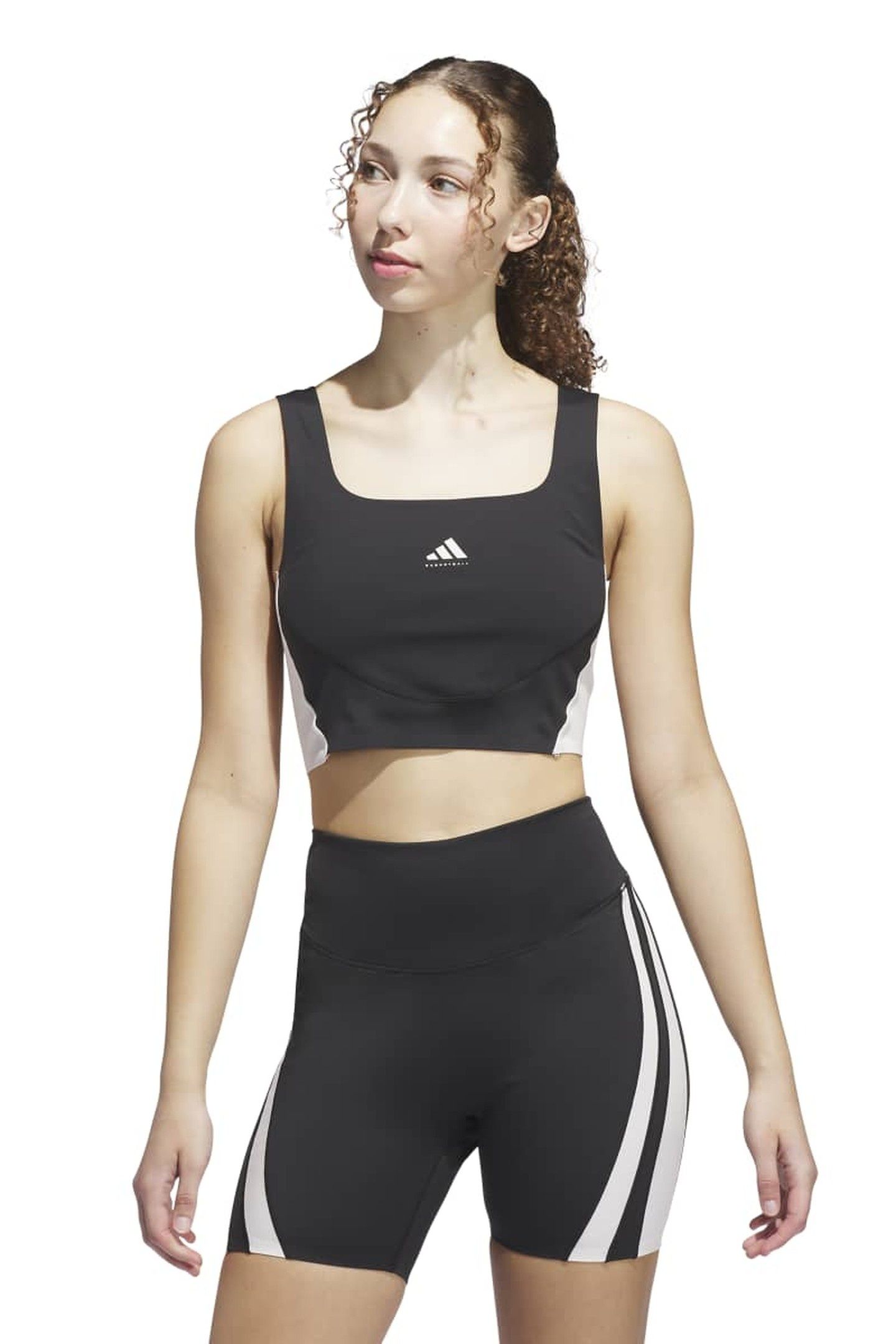 PERFORMANCE ADIDAS BASKETBALL CROP TANK TOP 1