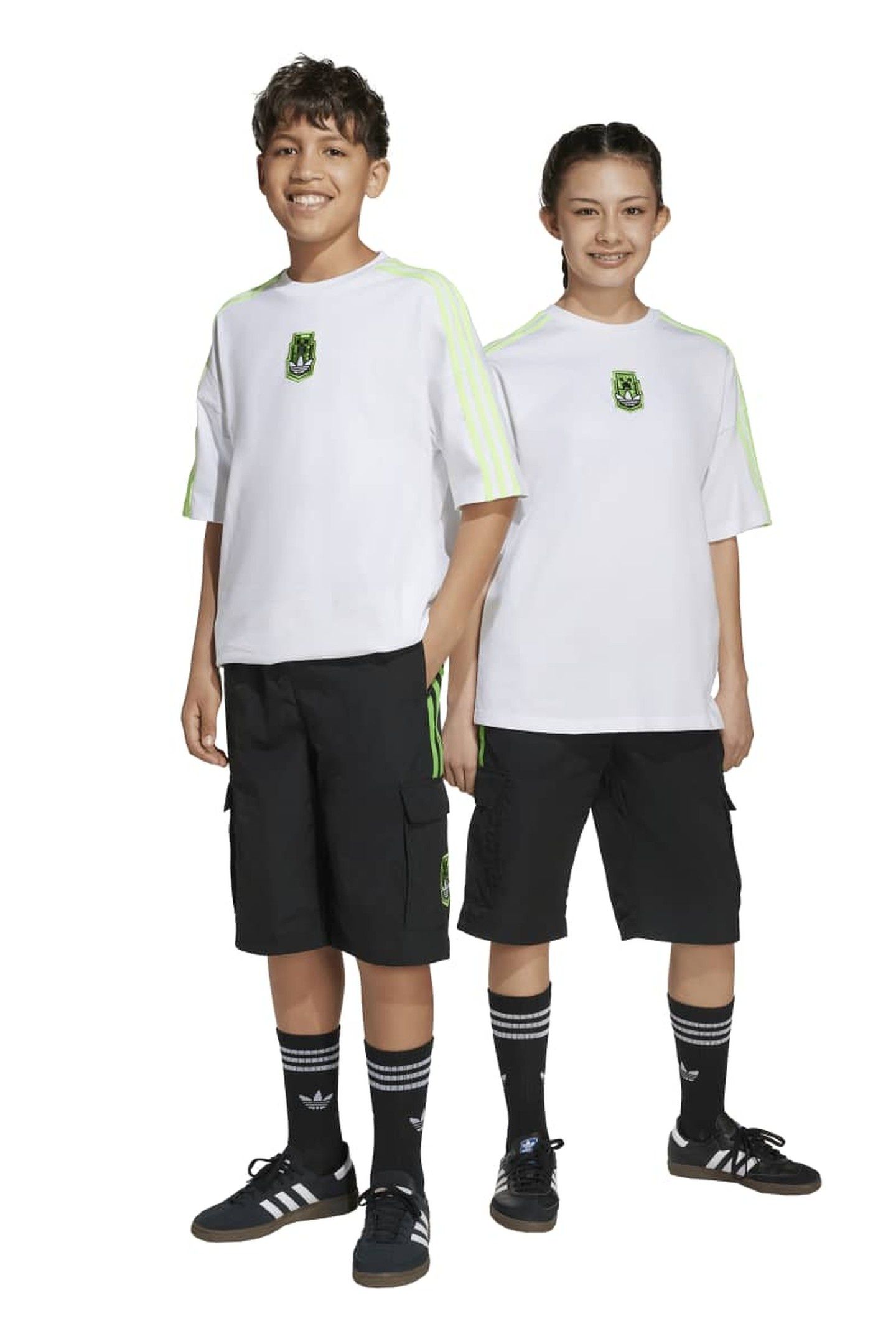 ORIGINALS ADIDAS ORIGINALS X MINECRAFT CARGO SHORTS KIDS 1