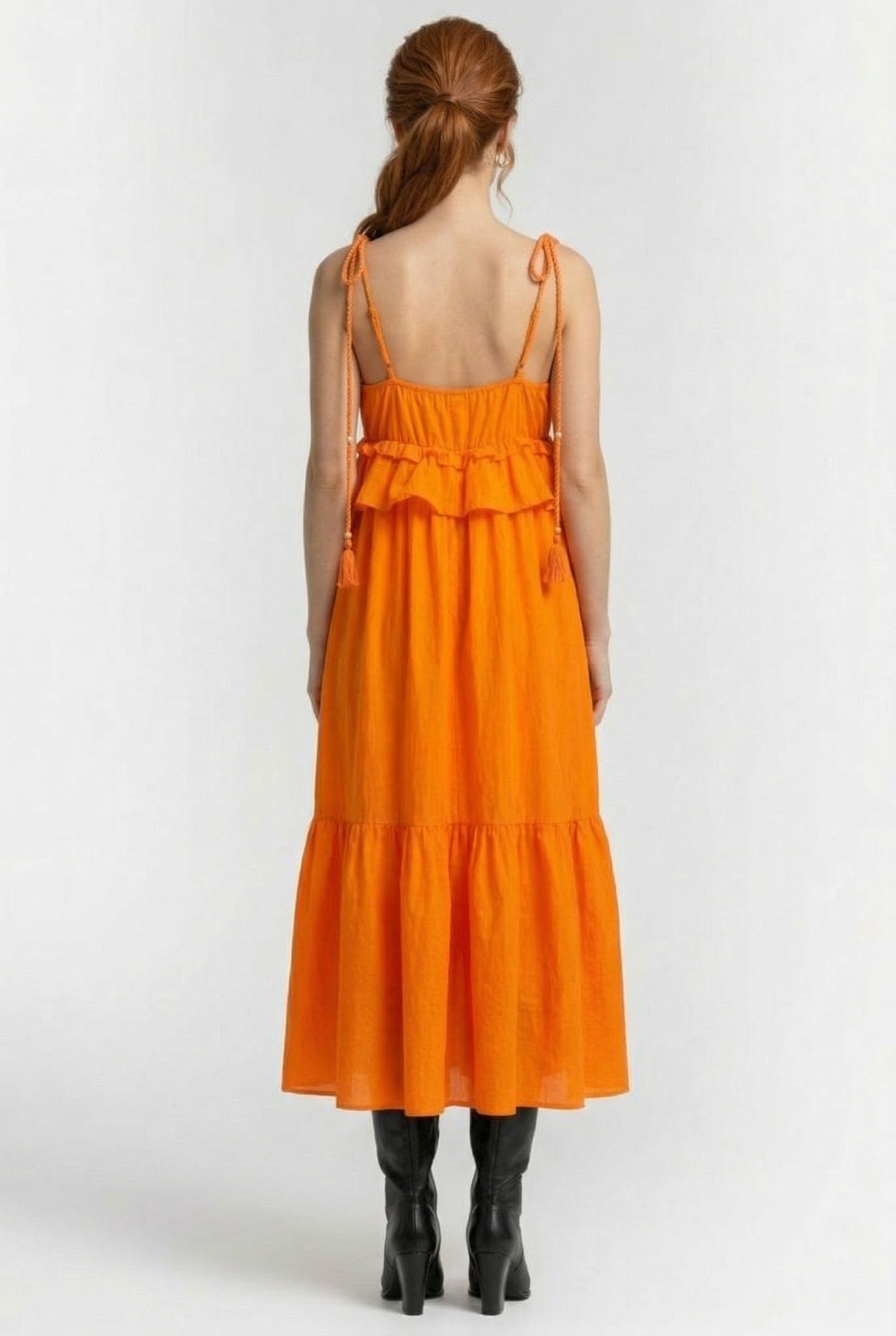 AMA DRESS ORANGE 2