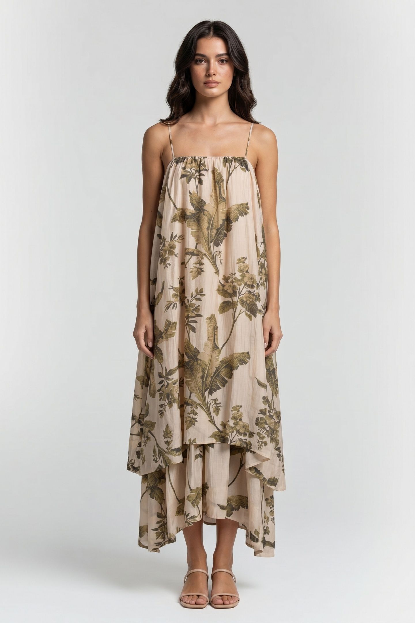 ALLISON DRESS BEIGE 1