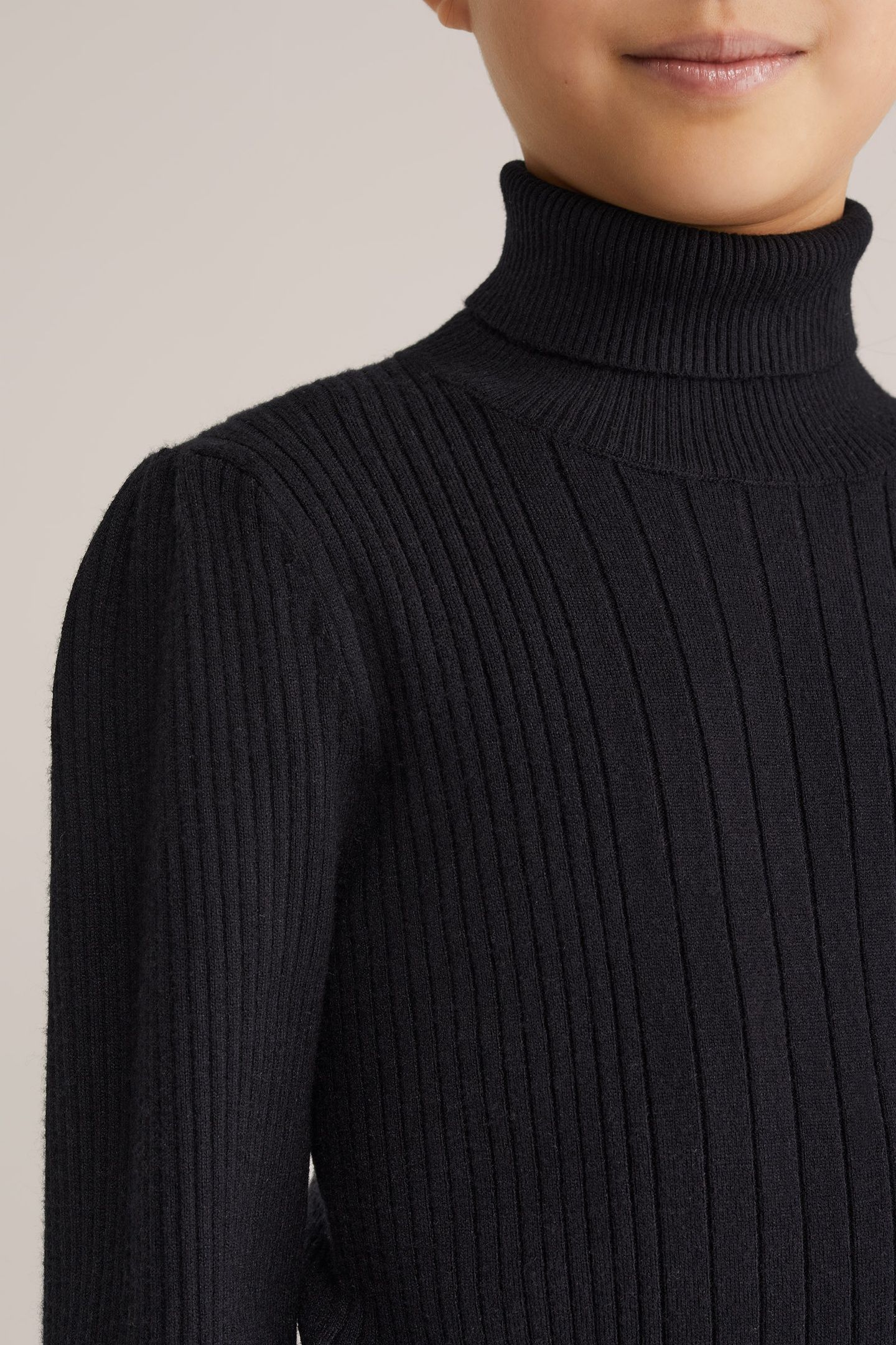 KNITTED PULLOVER BLACK 5
