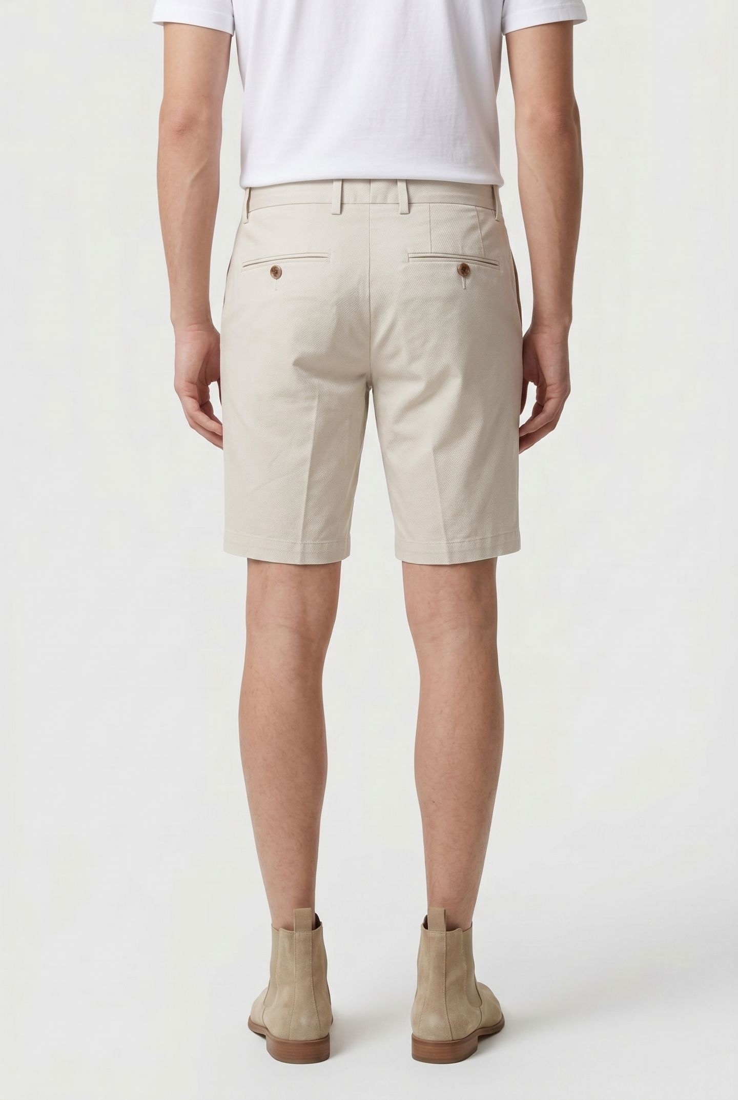 CASUAL CHINO SHORT CHALK 2