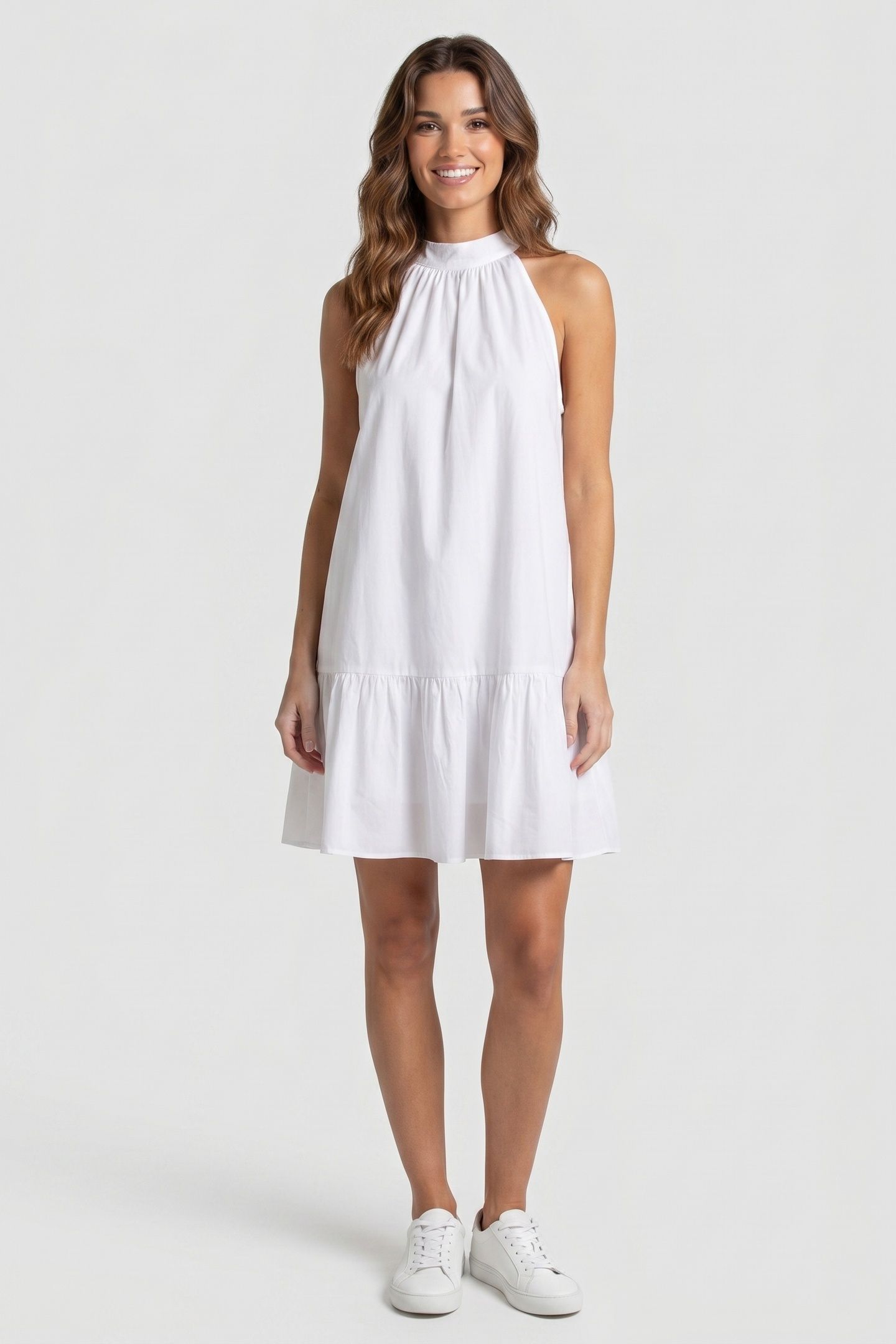 TASHA DRESS WHITE 1